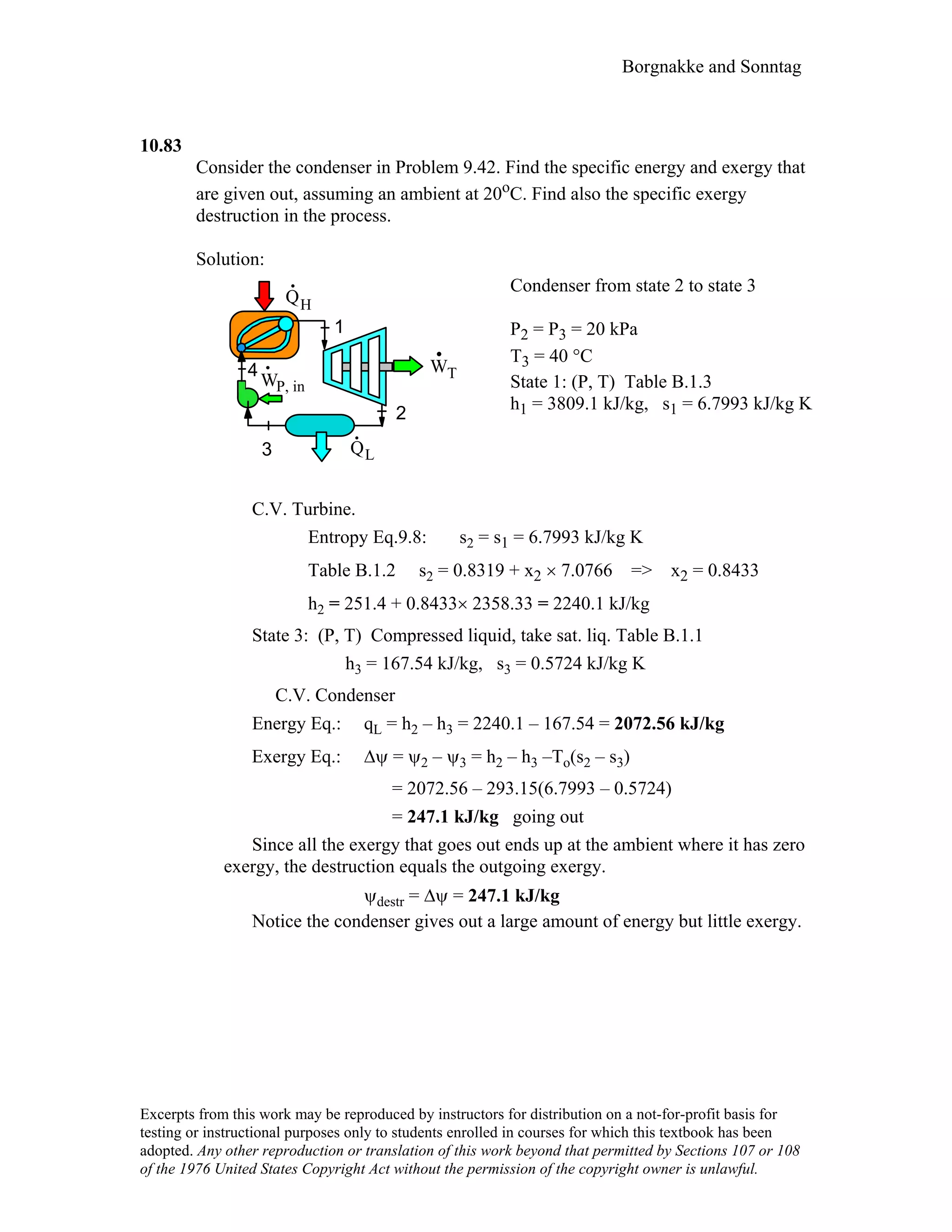 Thermodynamic solutions