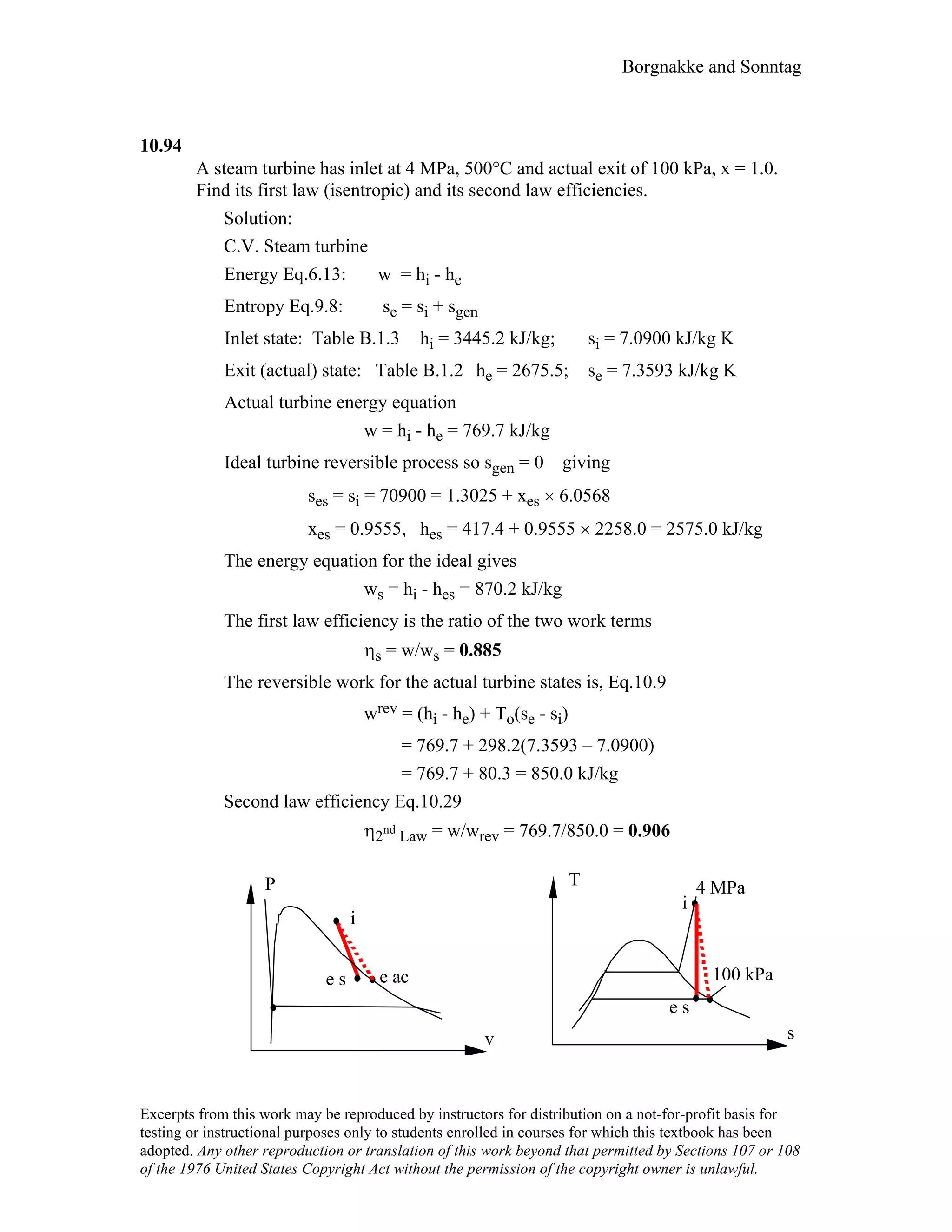 Thermodynamic solutions
