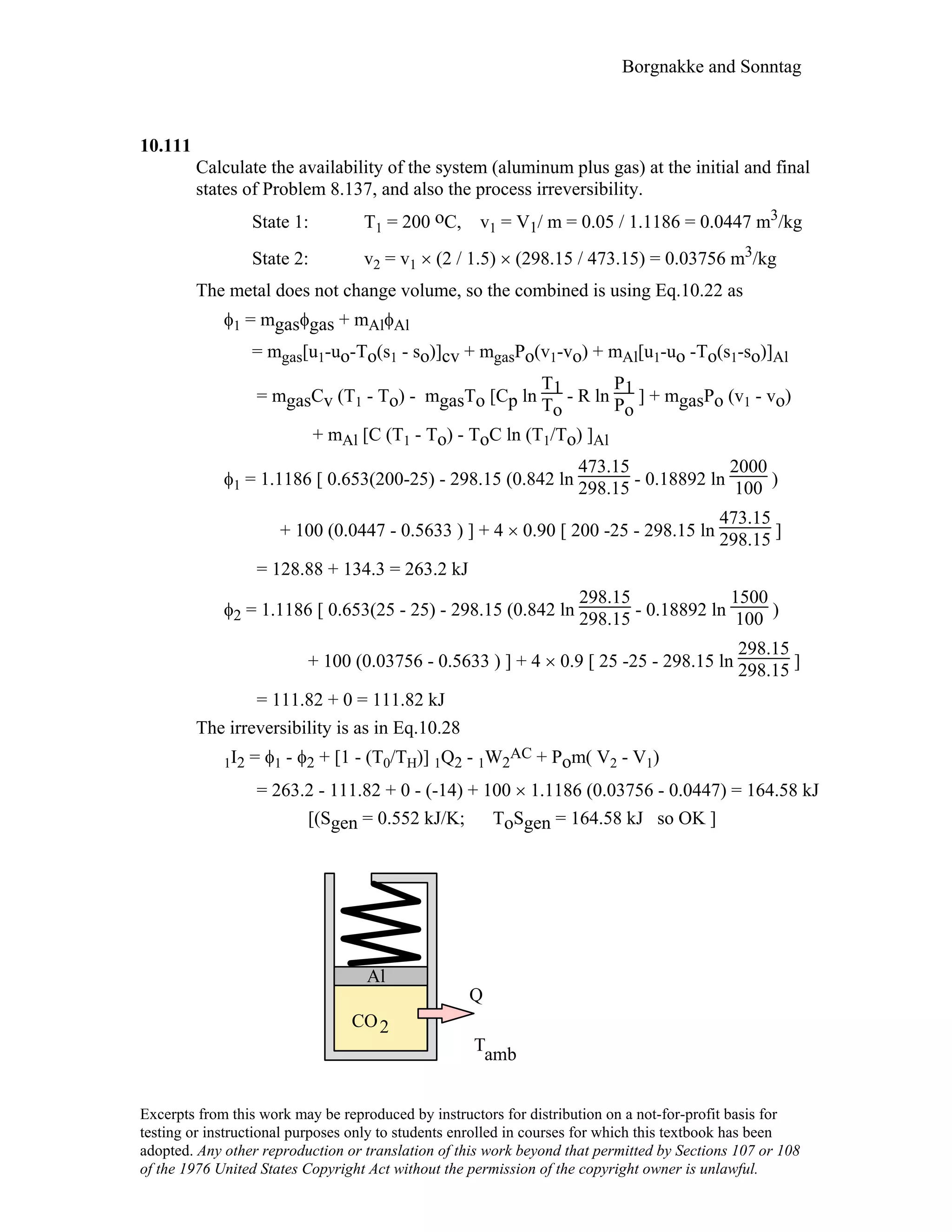 Thermodynamic solutions