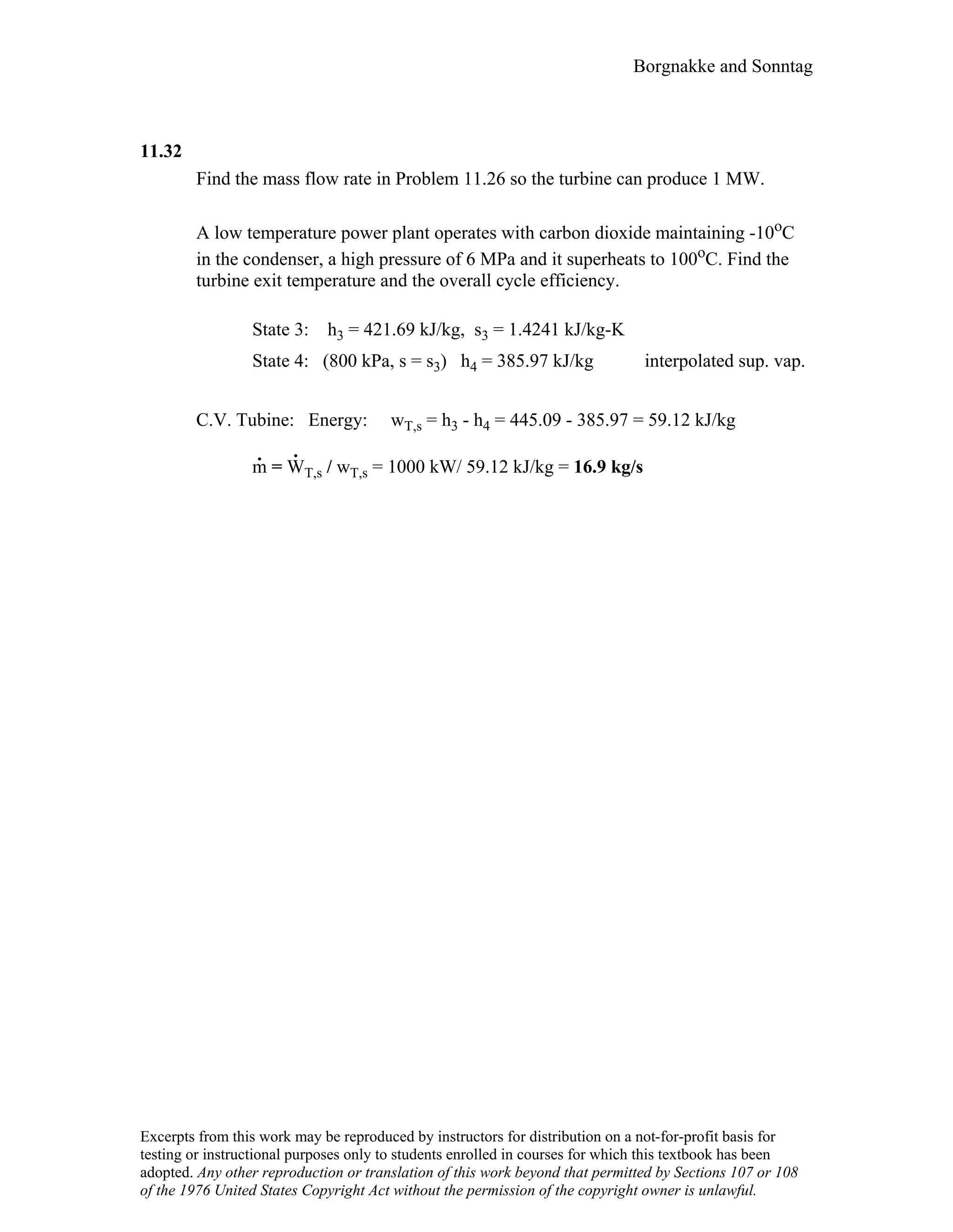 Thermodynamic solutions