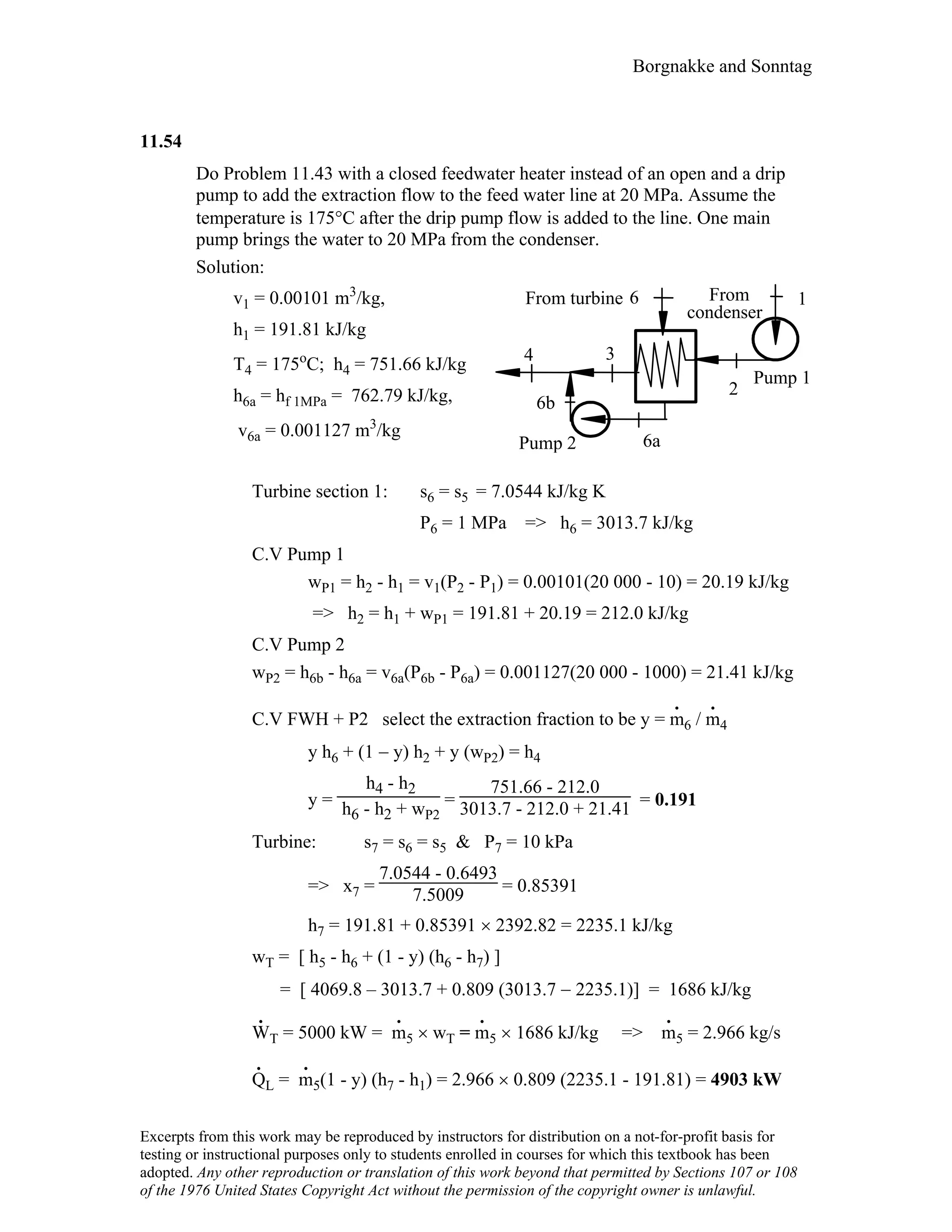Thermodynamic solutions