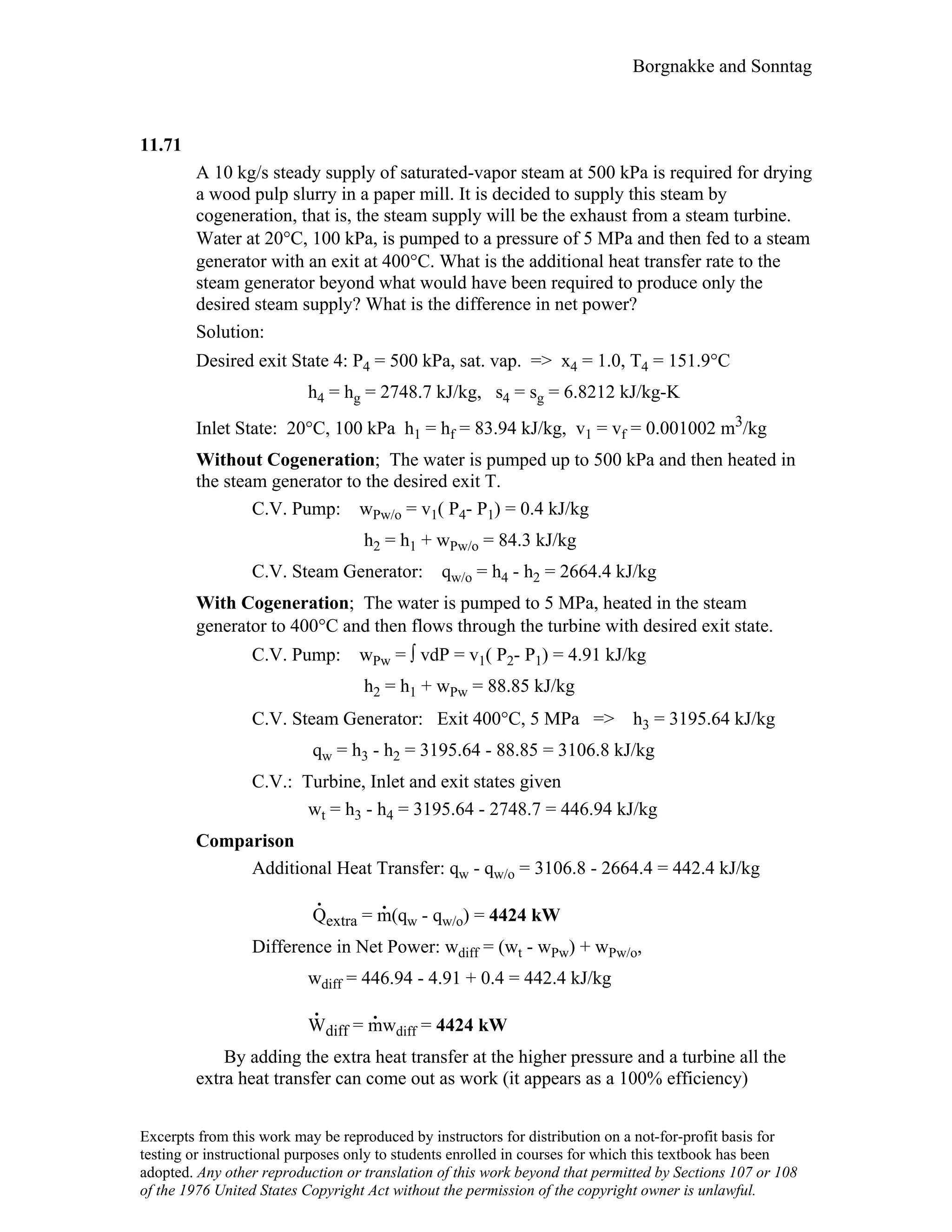 Thermodynamic solutions