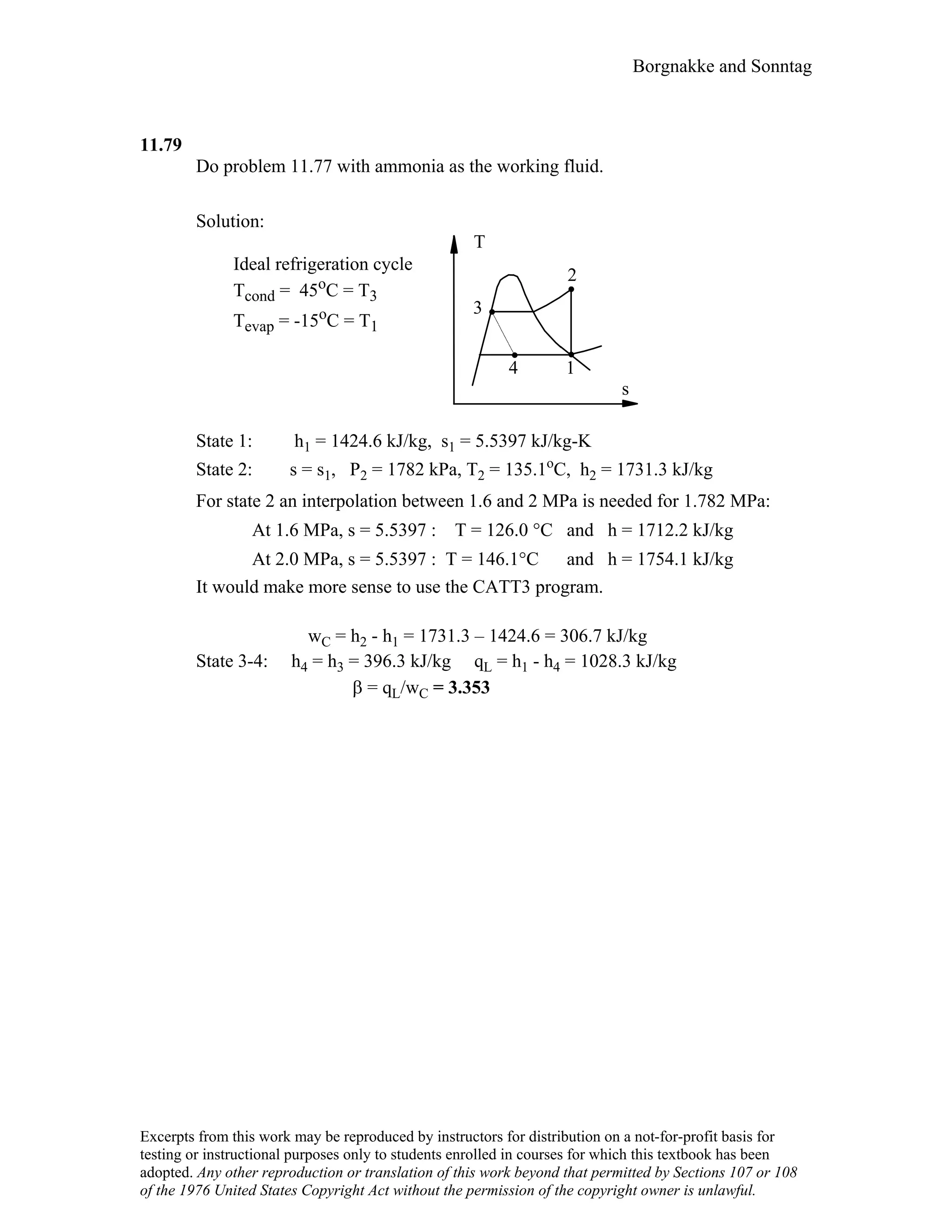Thermodynamic solutions