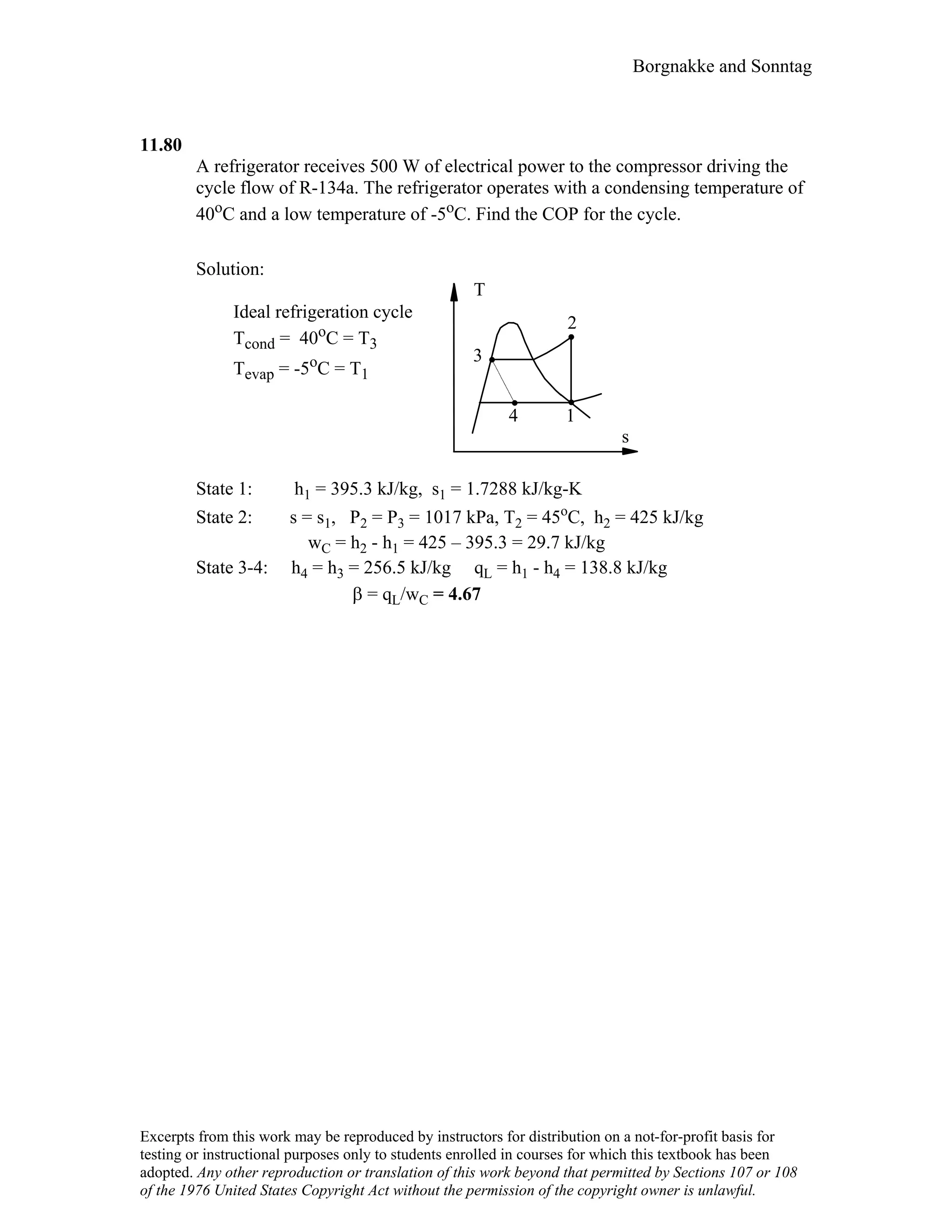 Thermodynamic solutions