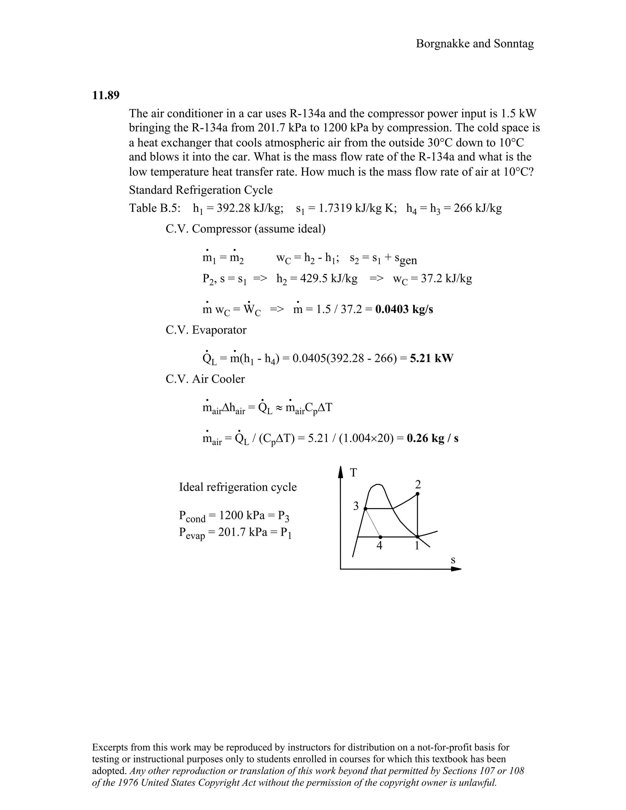 Thermodynamic solutions
