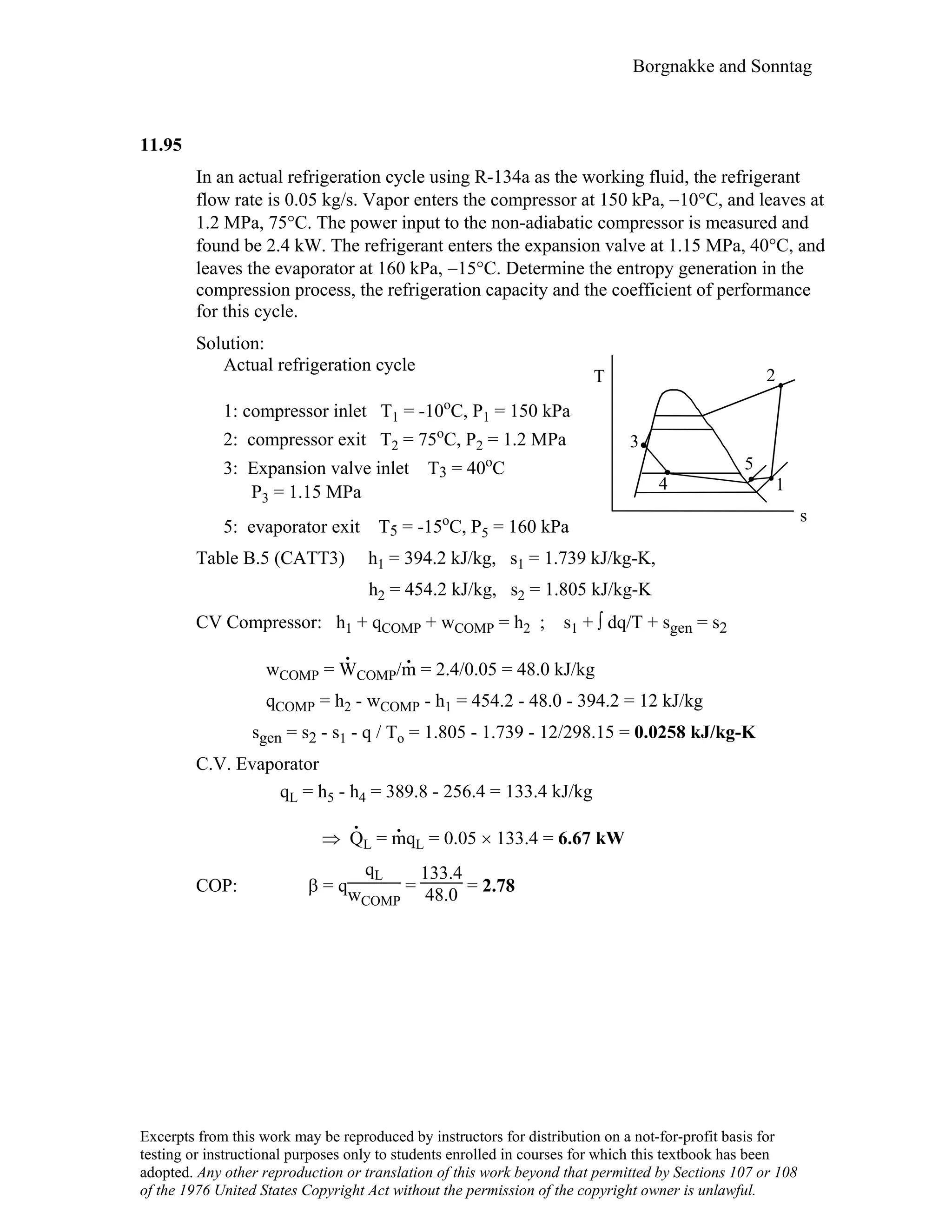 Thermodynamic solutions