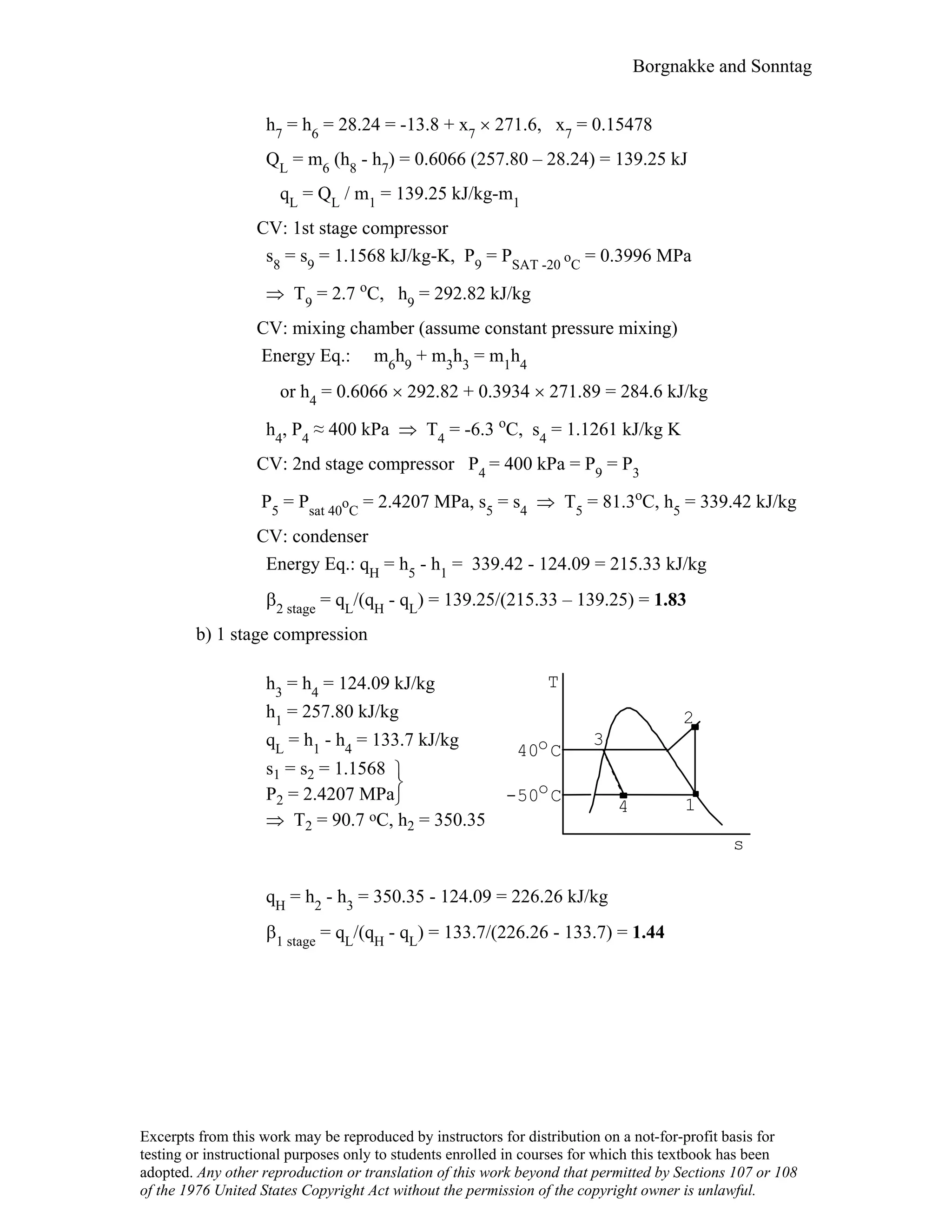 Thermodynamic solutions