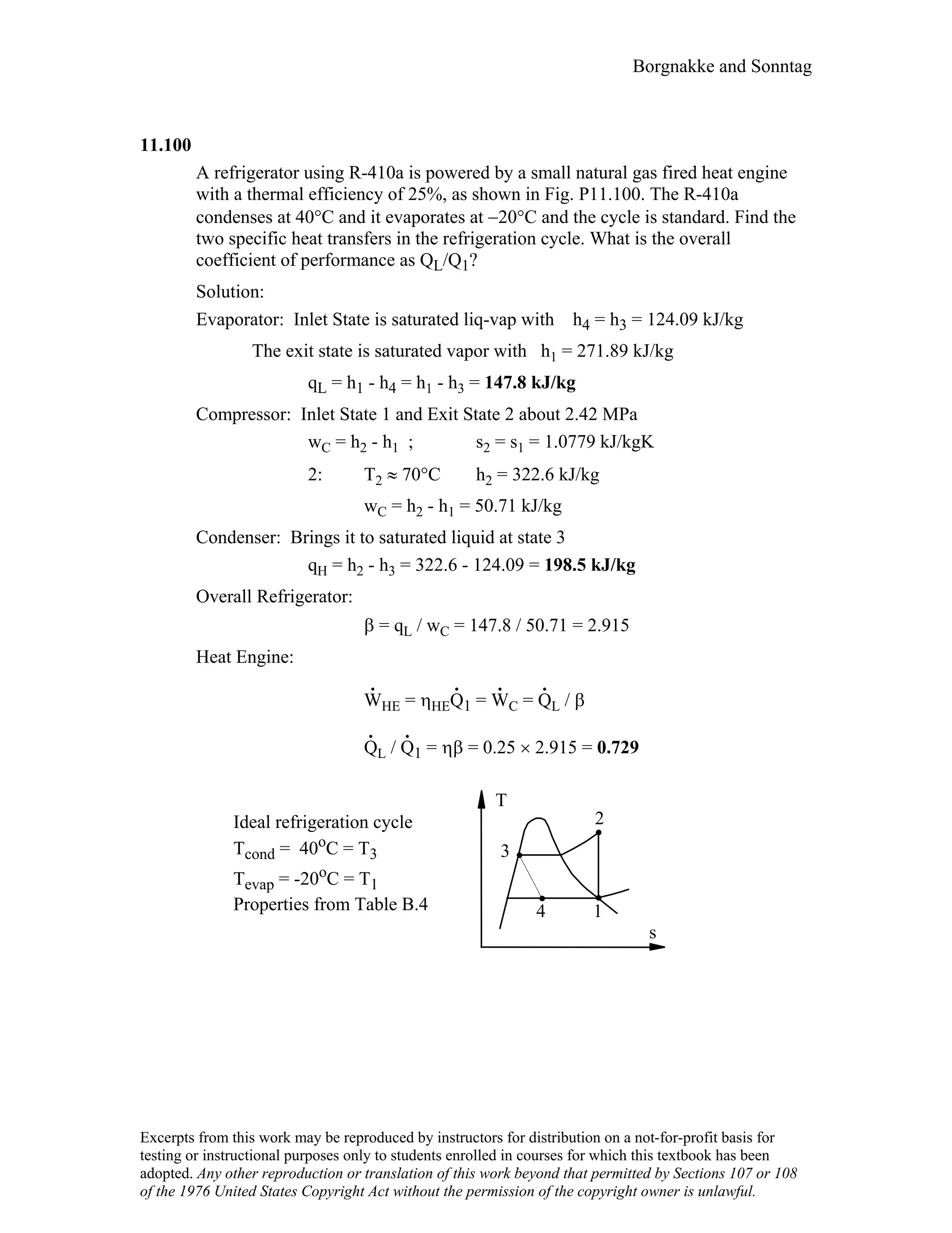 Thermodynamic solutions
