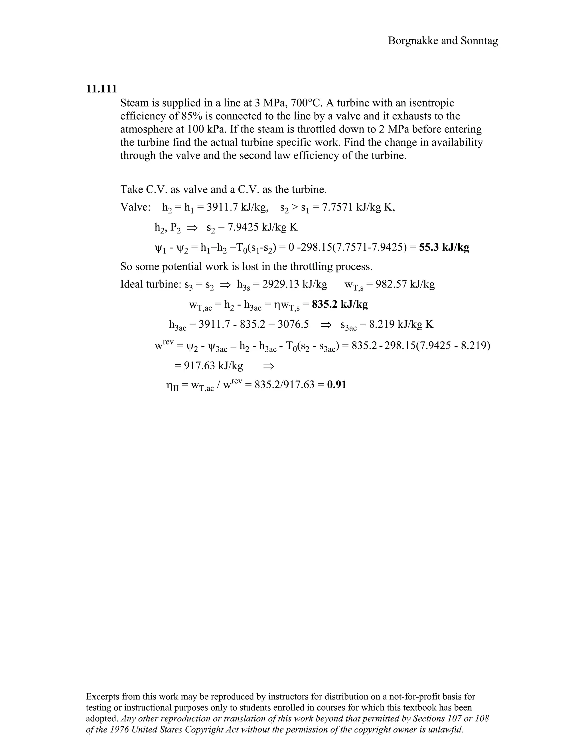 Thermodynamic solutions