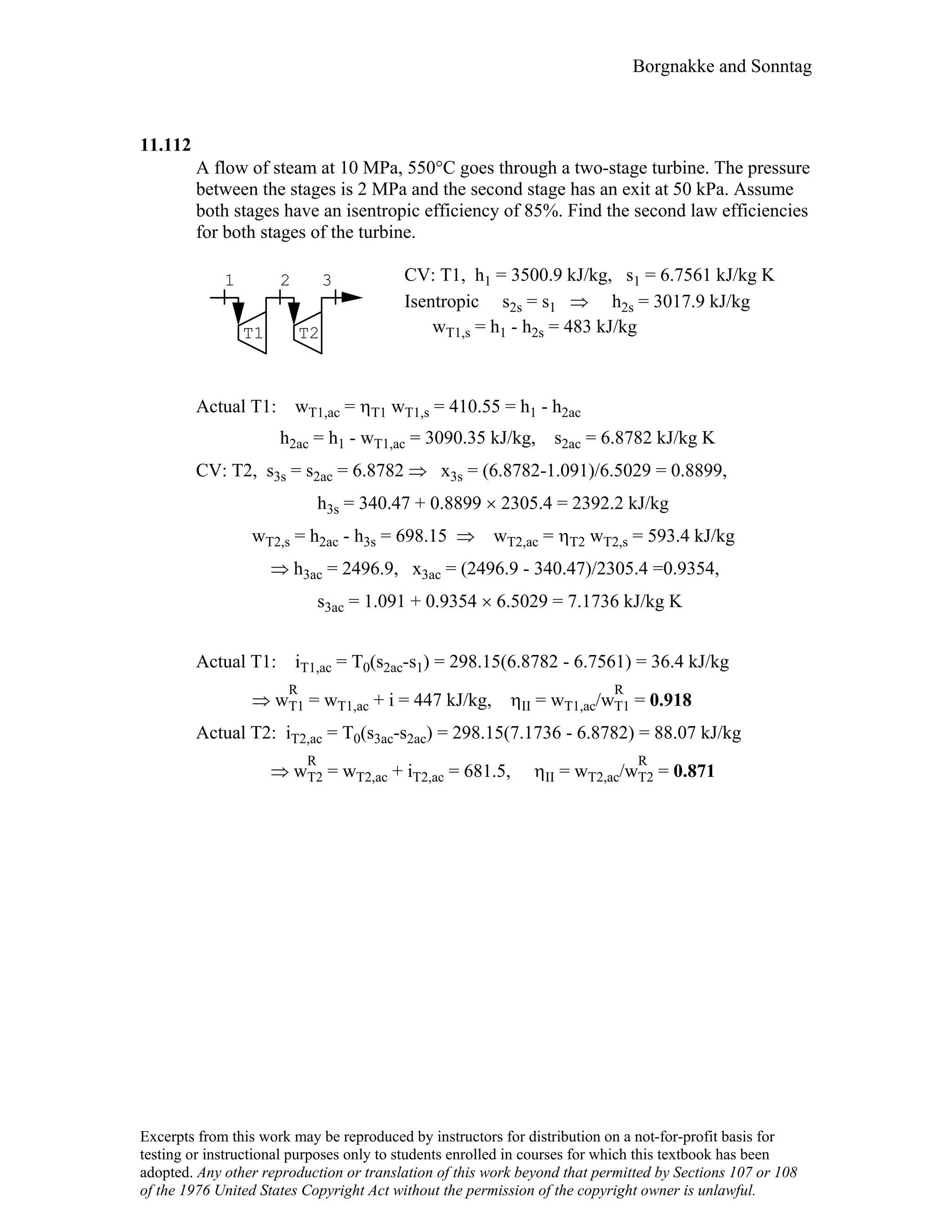 Thermodynamic solutions