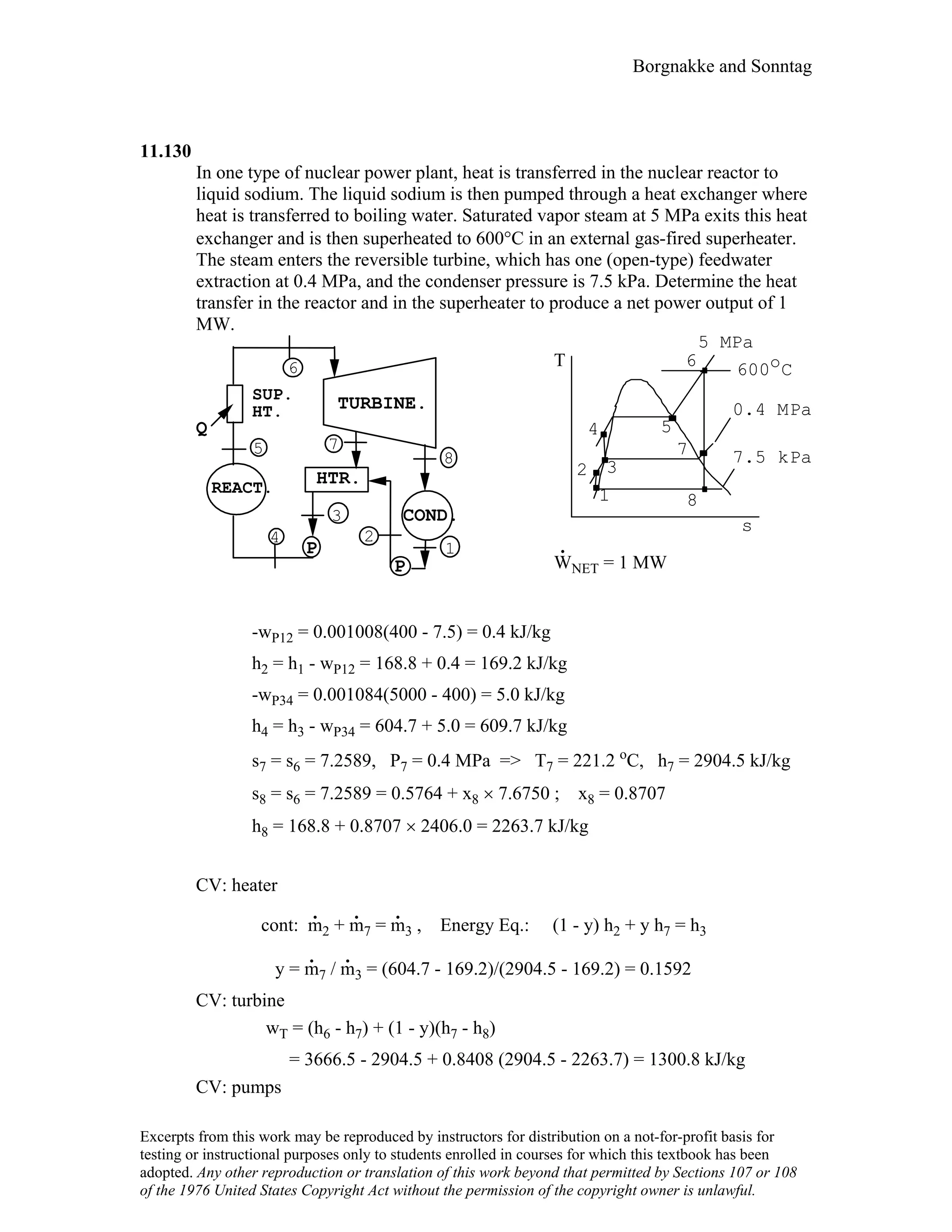 Thermodynamic solutions