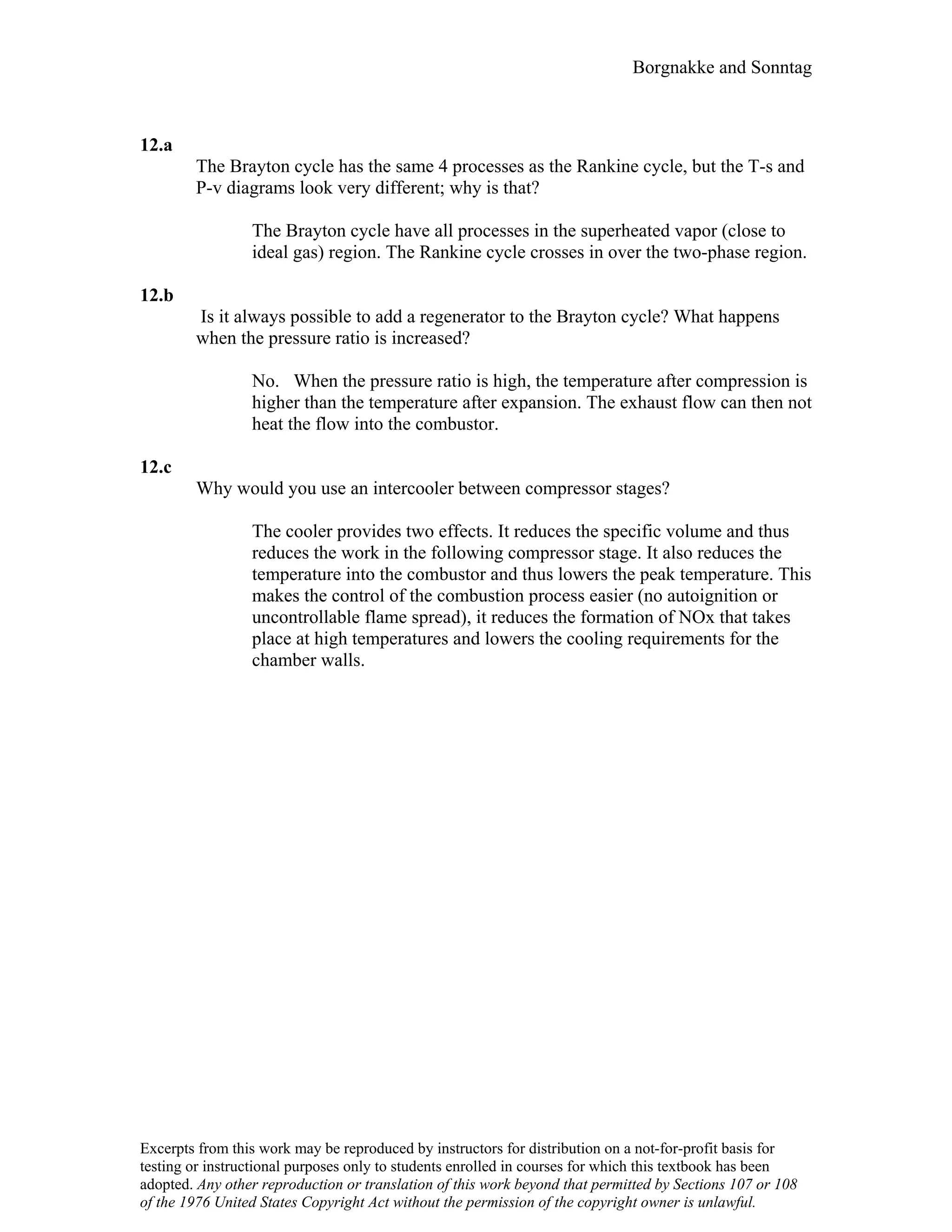 Thermodynamic solutions