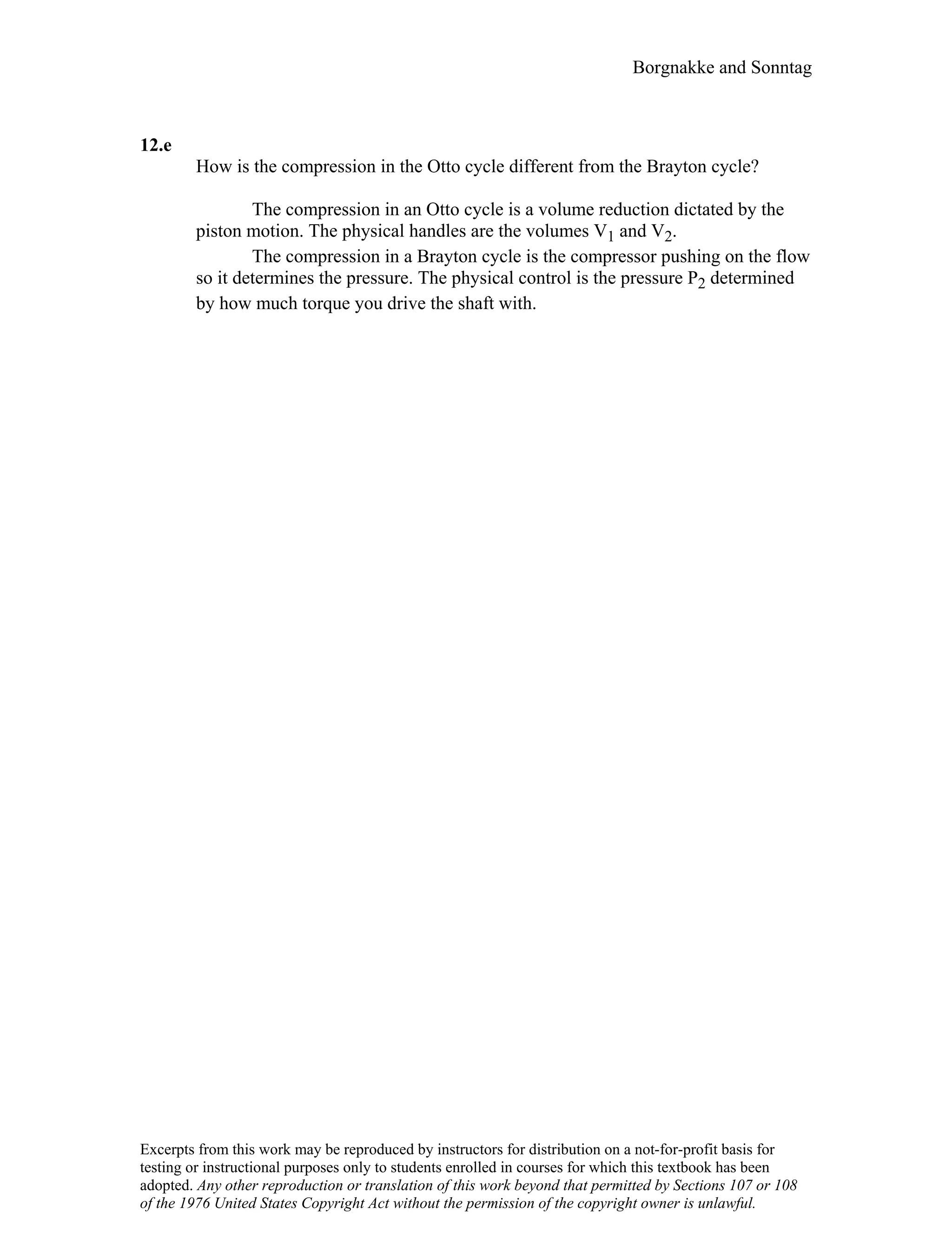 Thermodynamic solutions