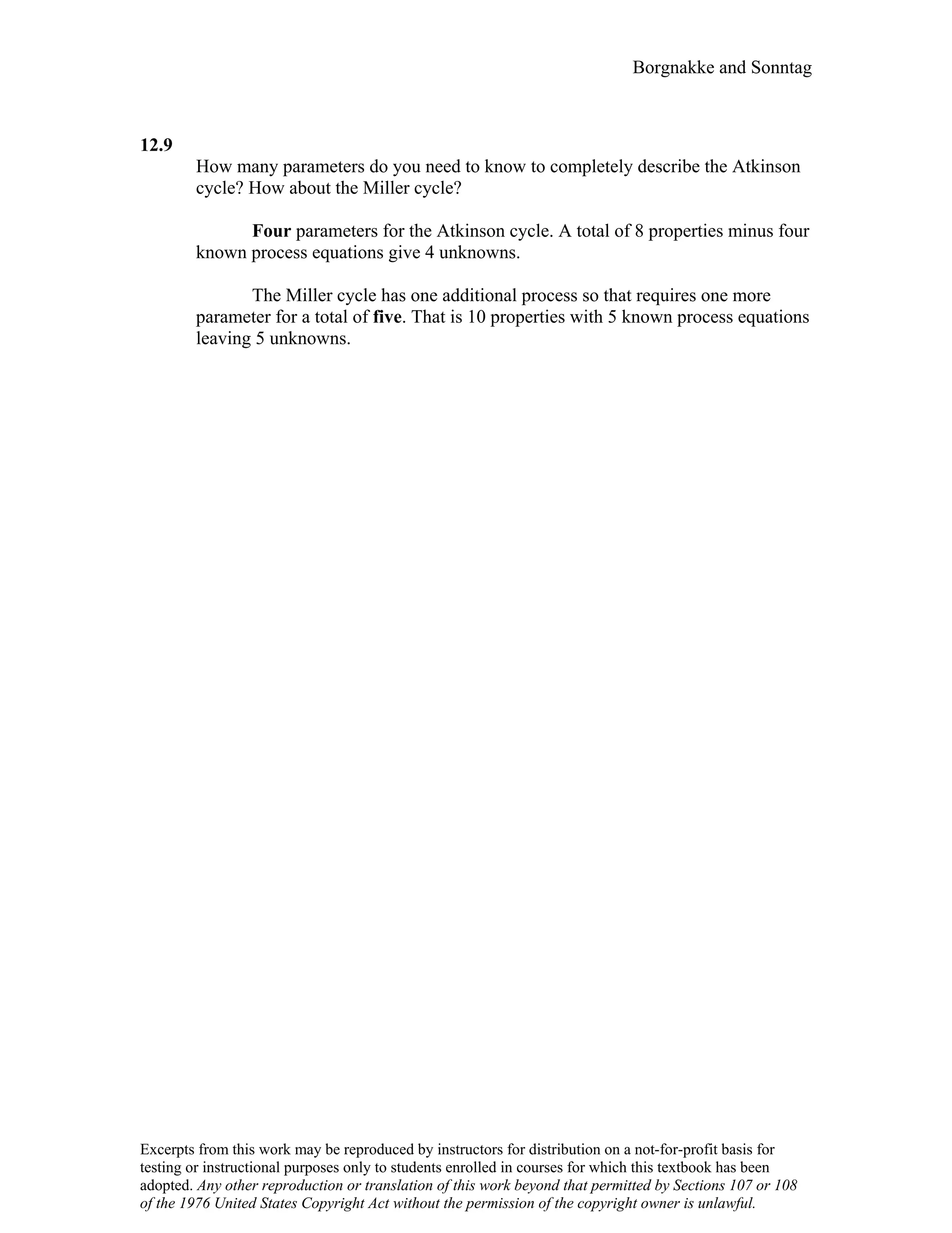 Thermodynamic solutions