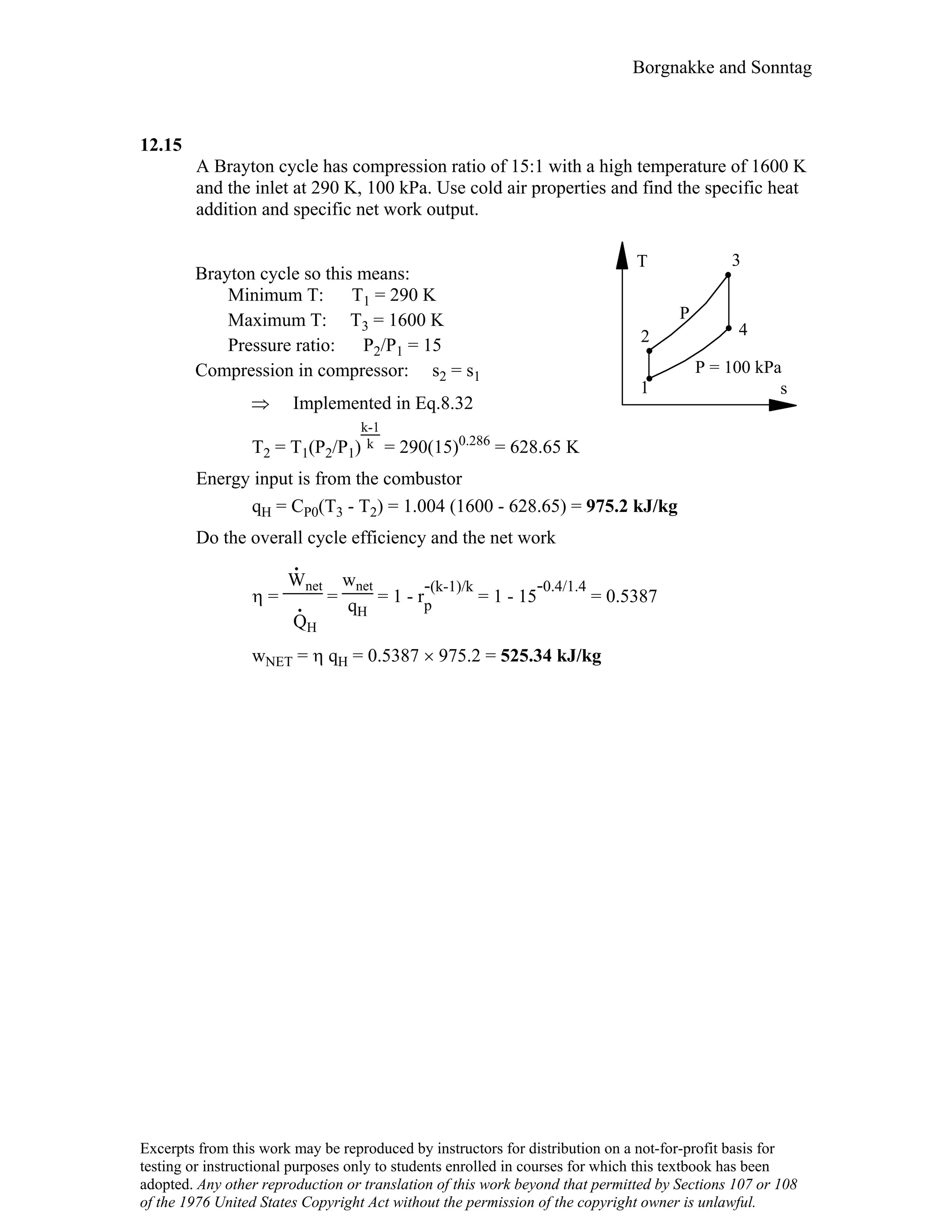 Thermodynamic solutions