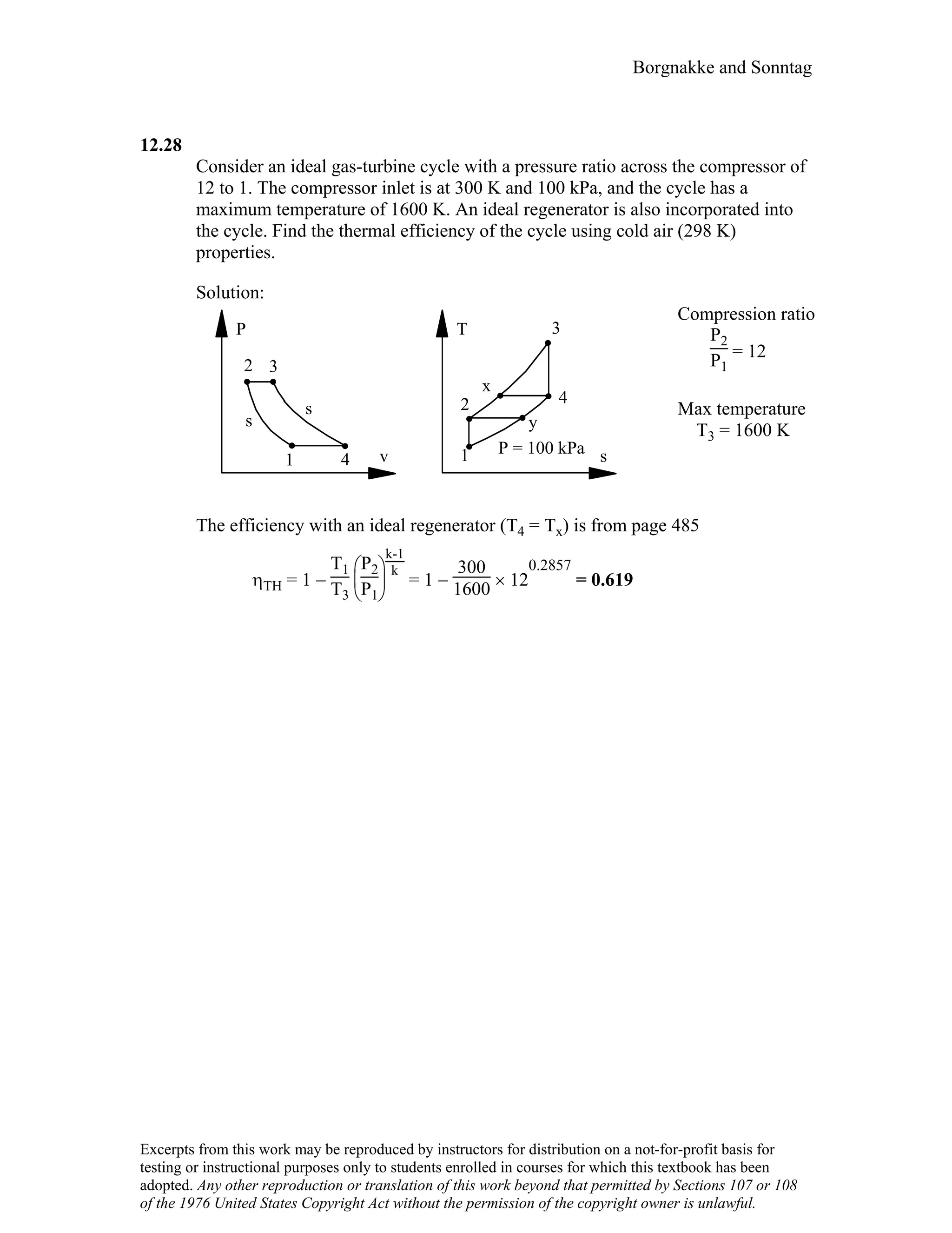 Thermodynamic solutions