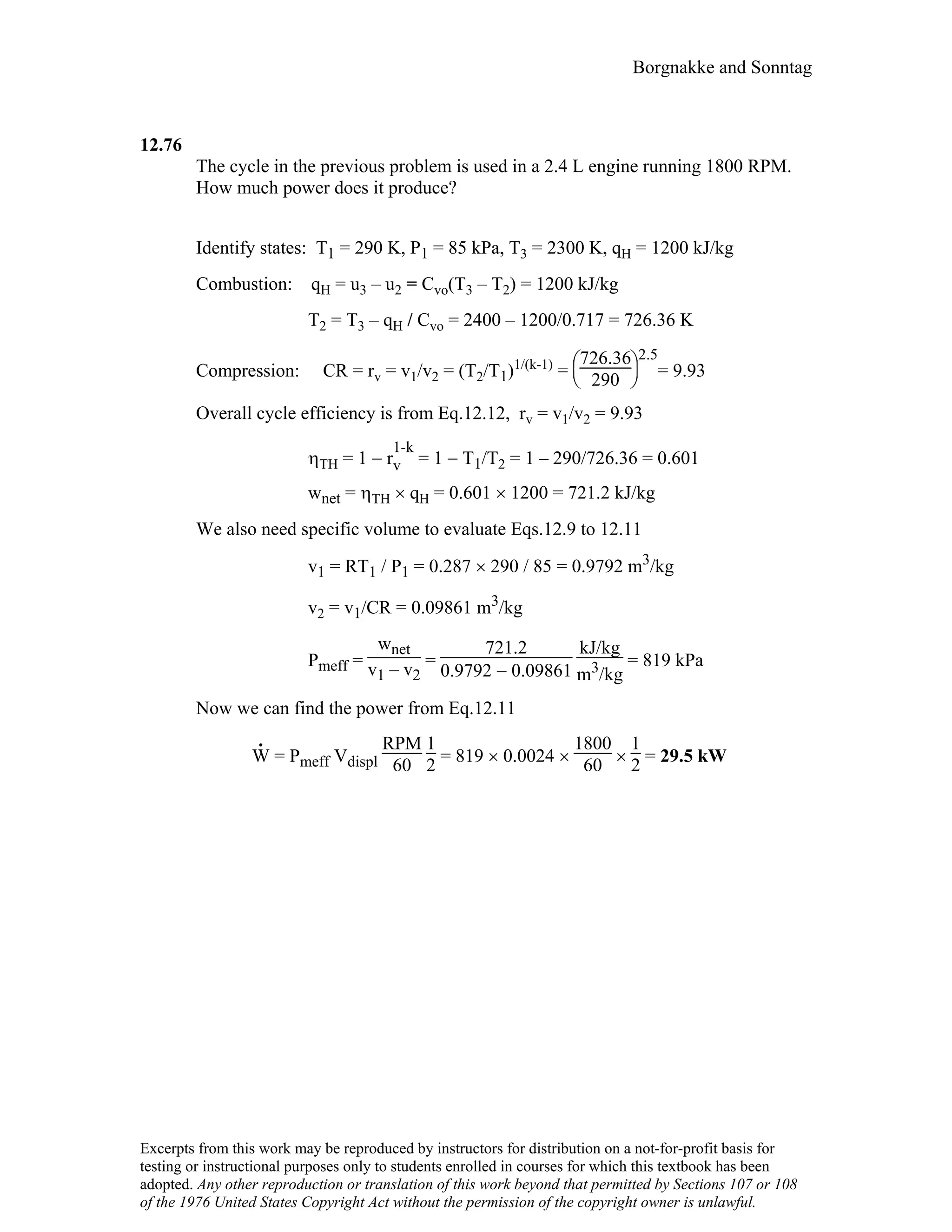 Thermodynamic solutions