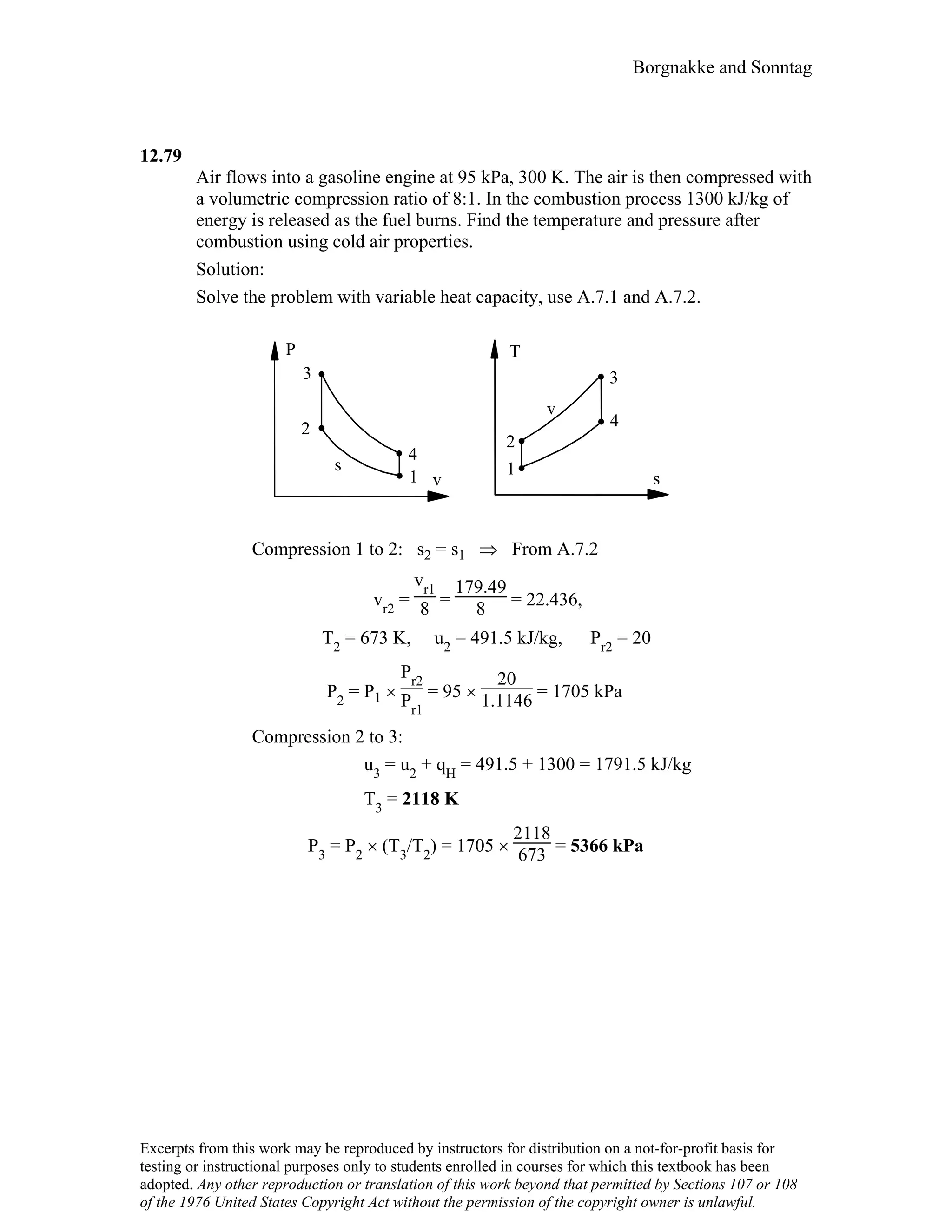 Thermodynamic solutions