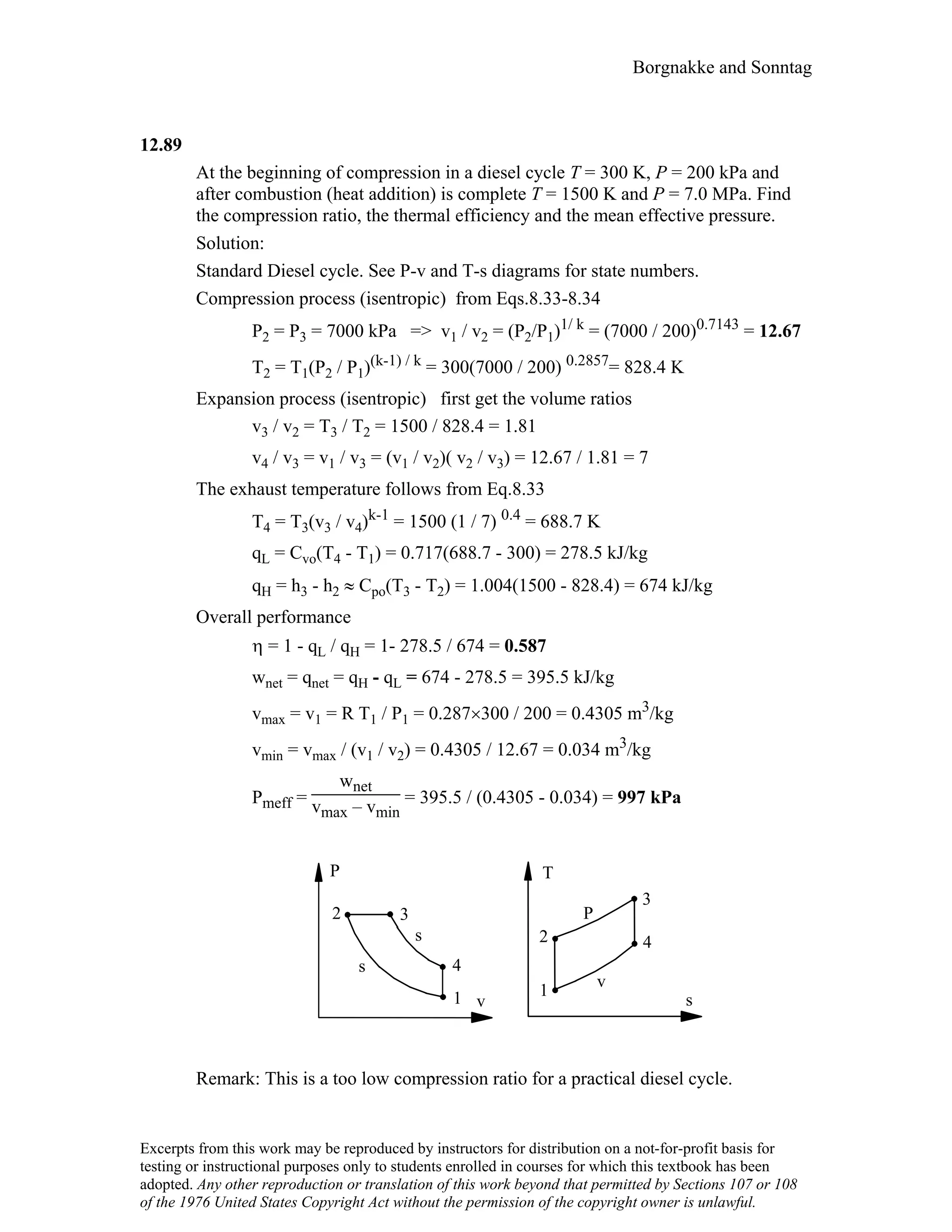 Thermodynamic solutions