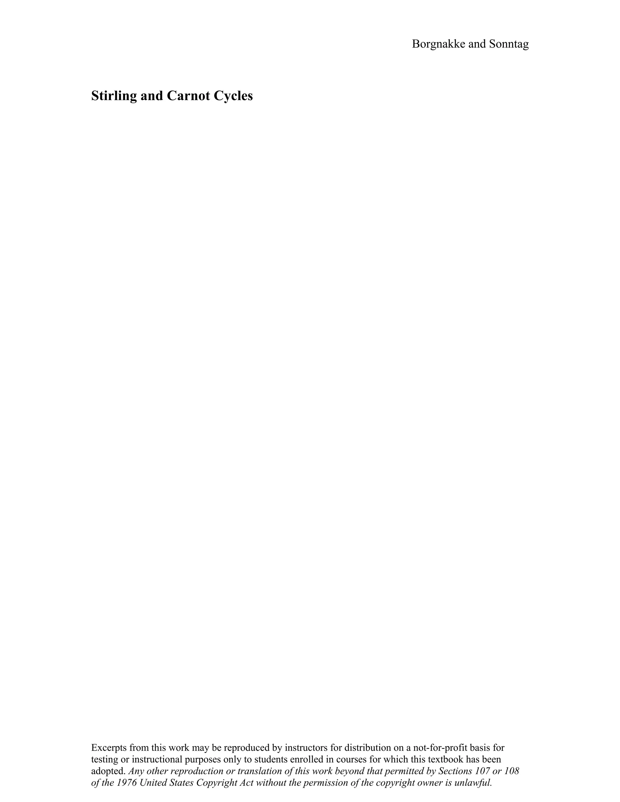 Thermodynamic solutions