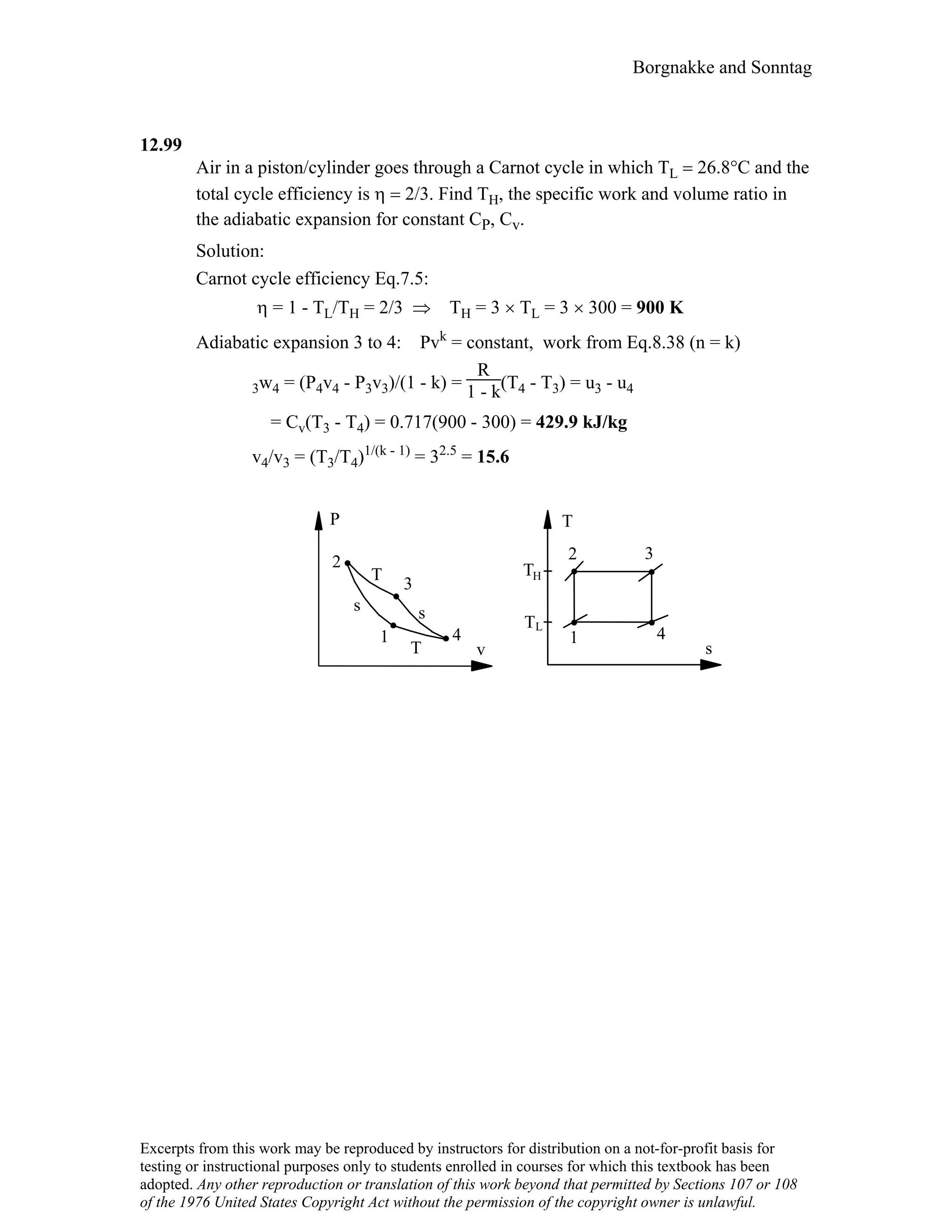 Thermodynamic solutions