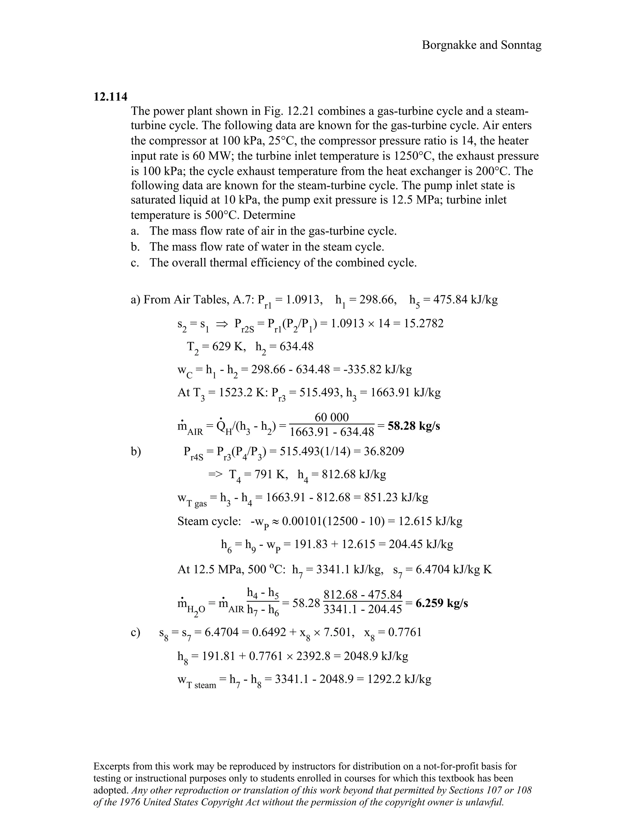 Thermodynamic solutions