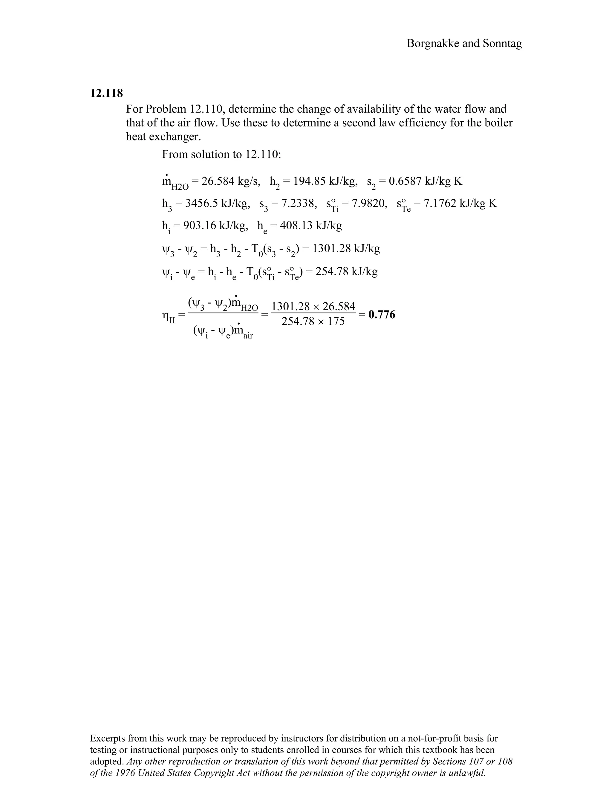 Thermodynamic solutions