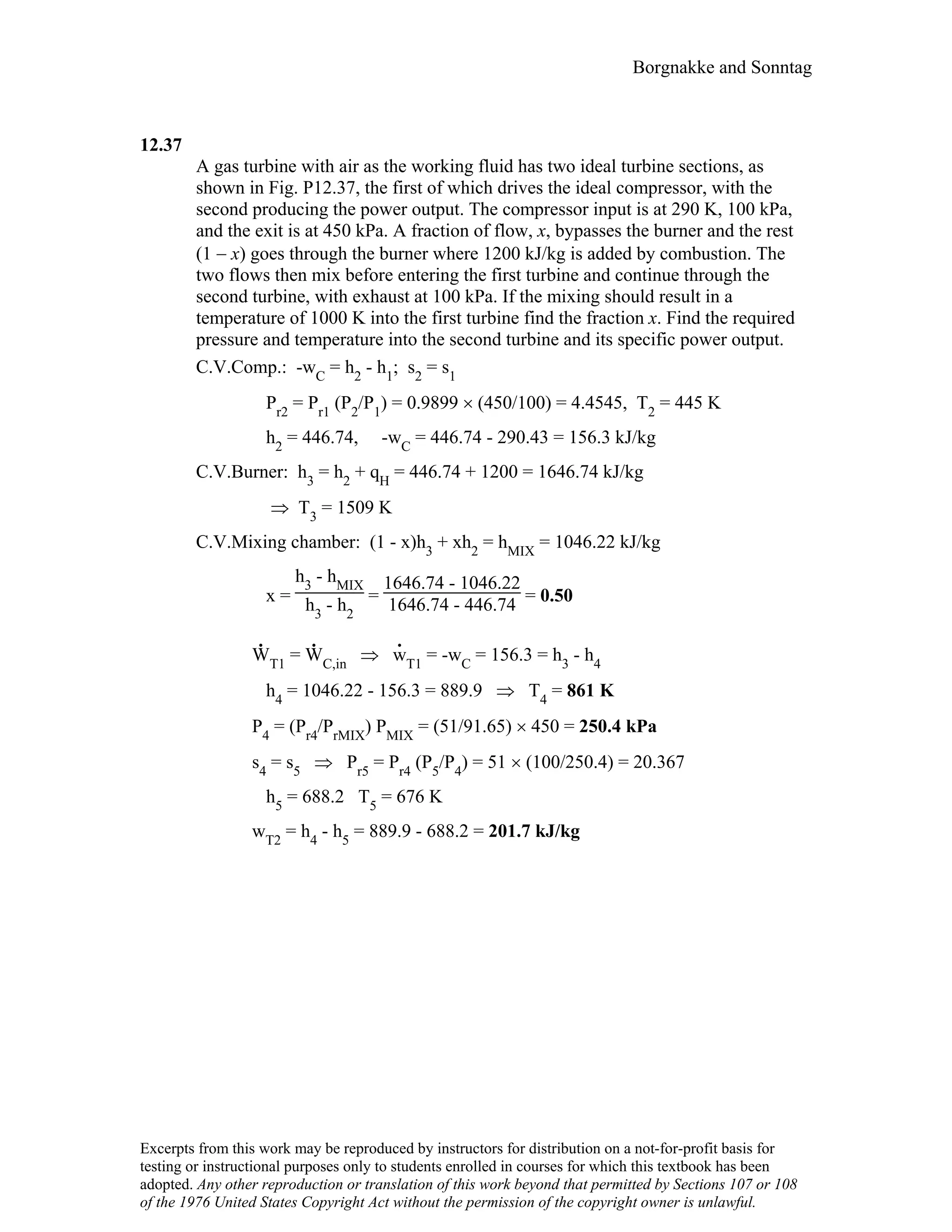 Thermodynamic solutions
