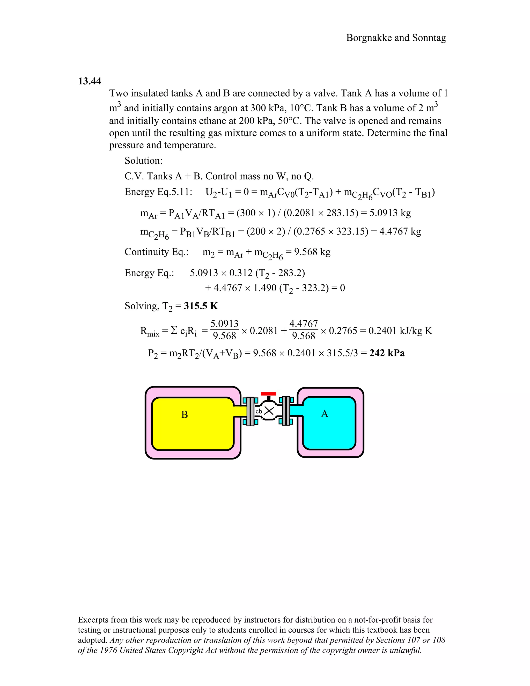 Thermodynamic solutions