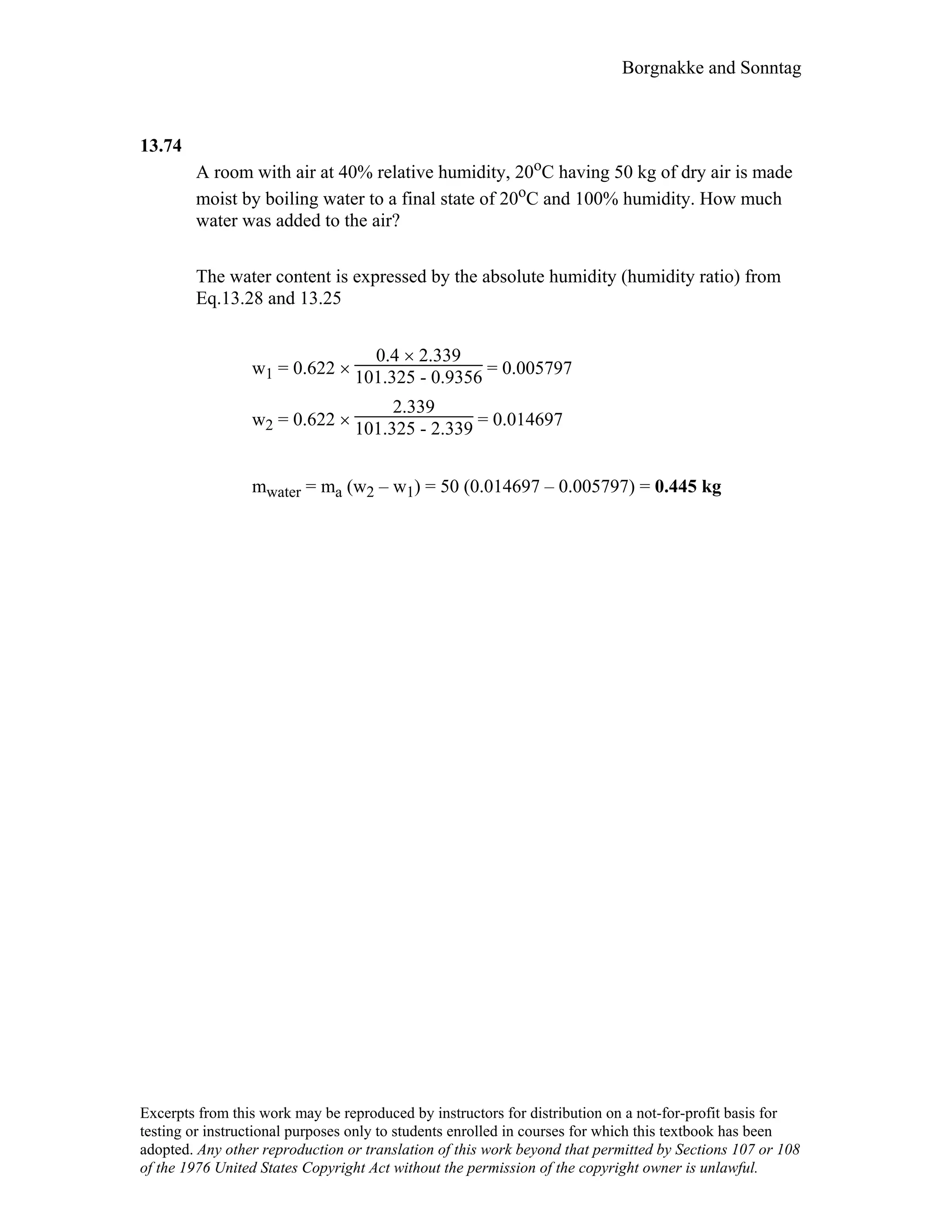 Thermodynamic solutions