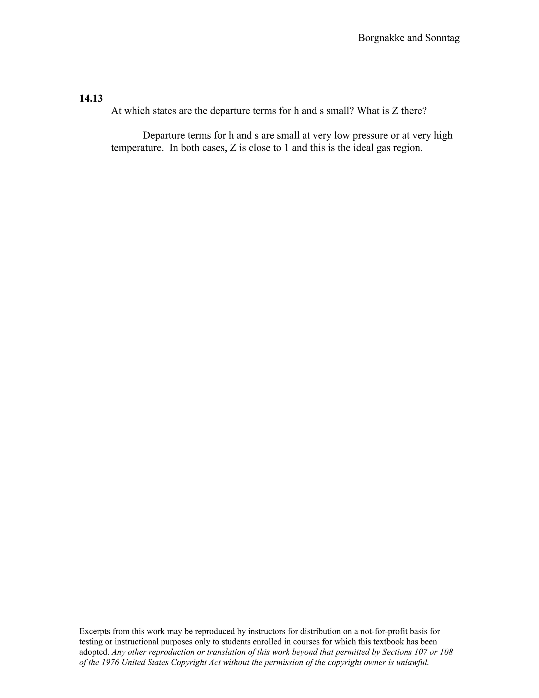 Thermodynamic solutions