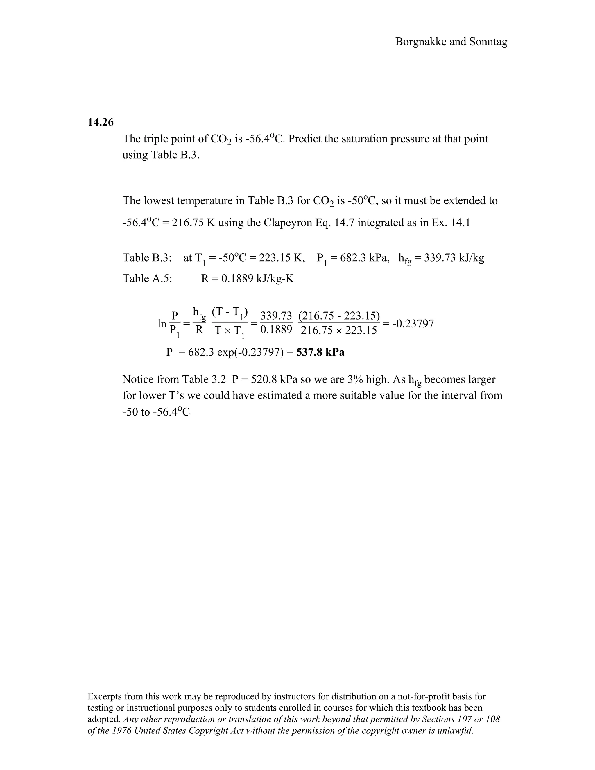Thermodynamic solutions