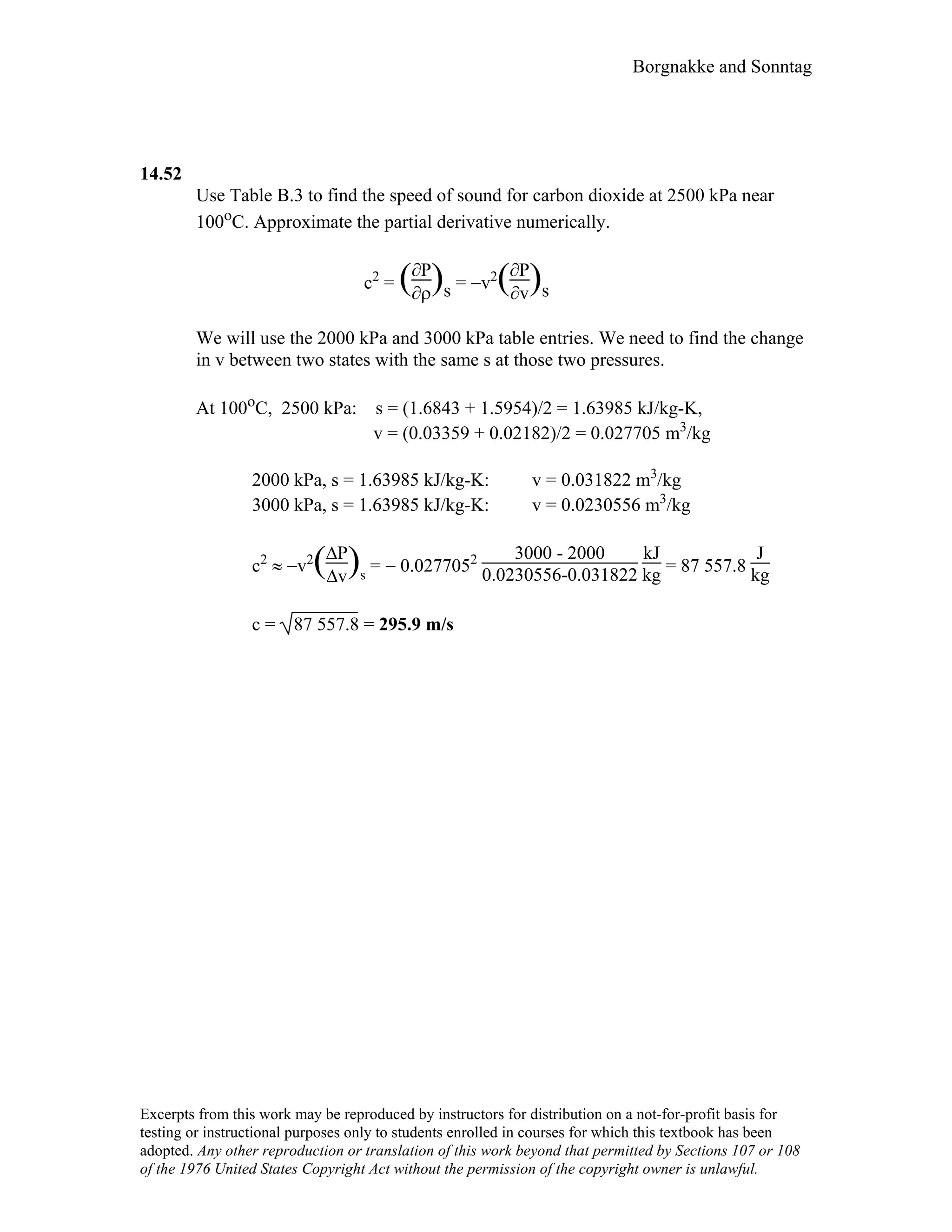 Thermodynamic solutions
