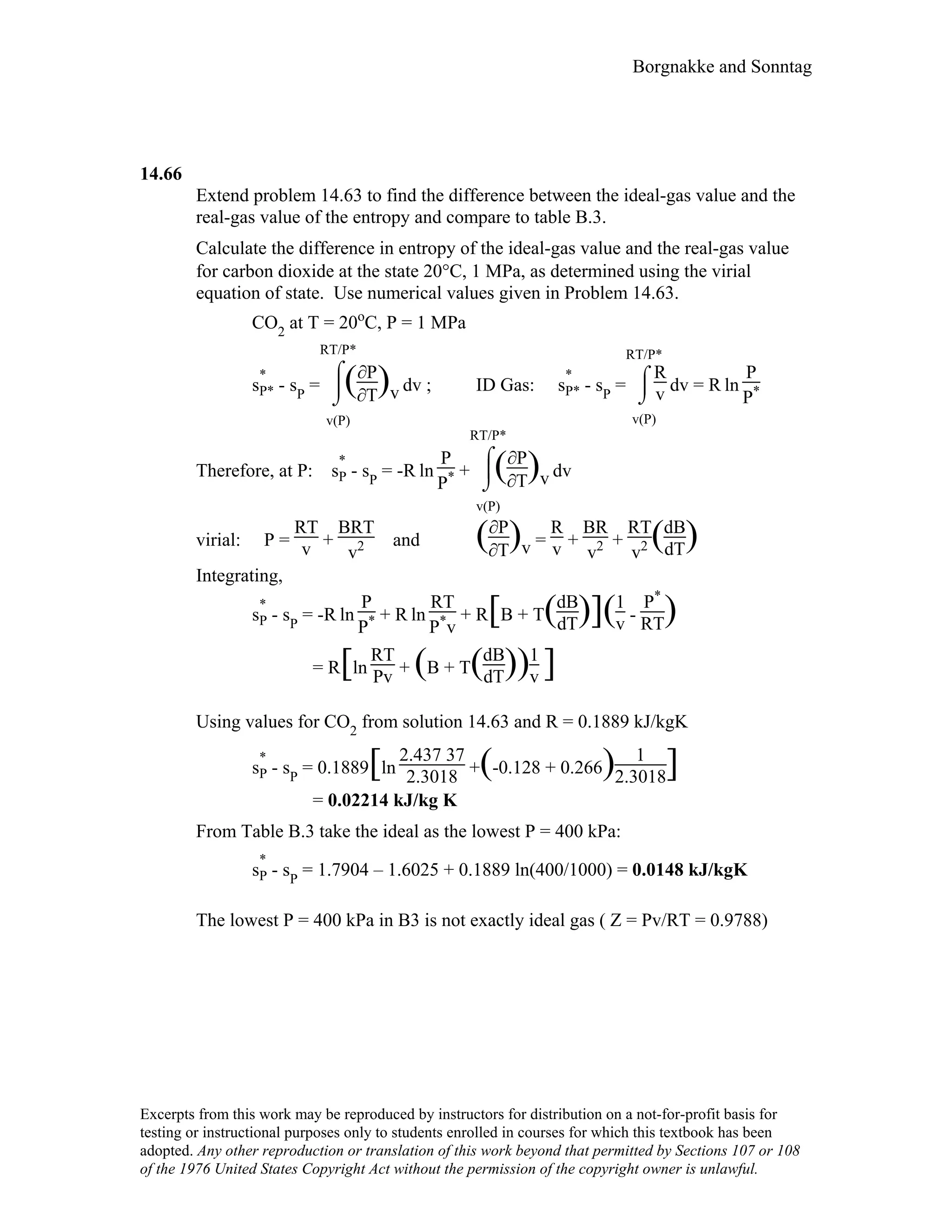 Thermodynamic solutions