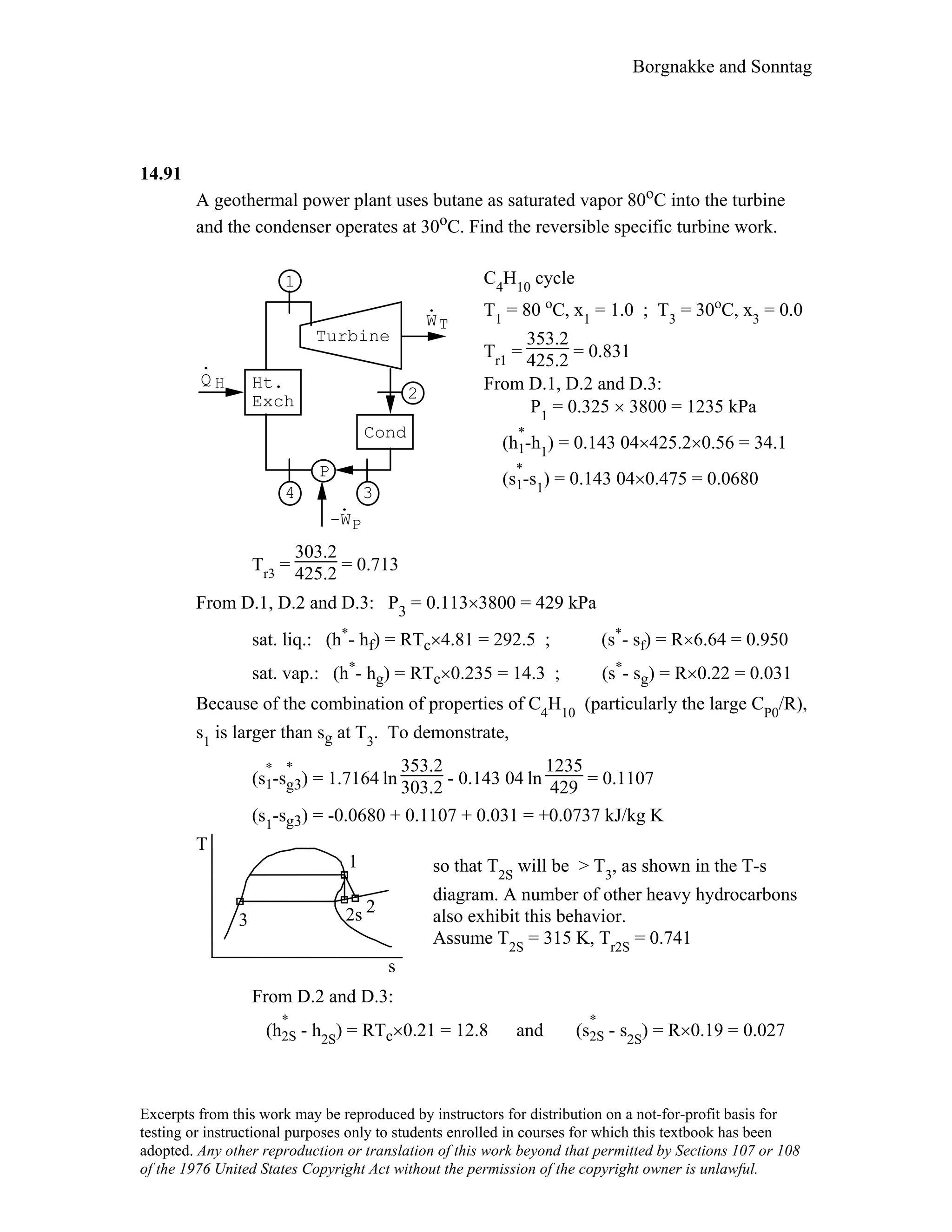 Thermodynamic solutions
