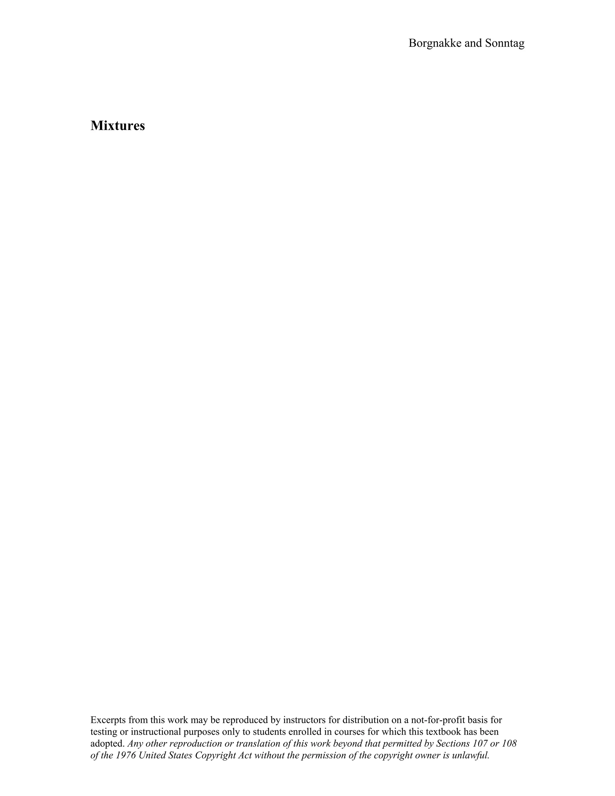 Thermodynamic solutions