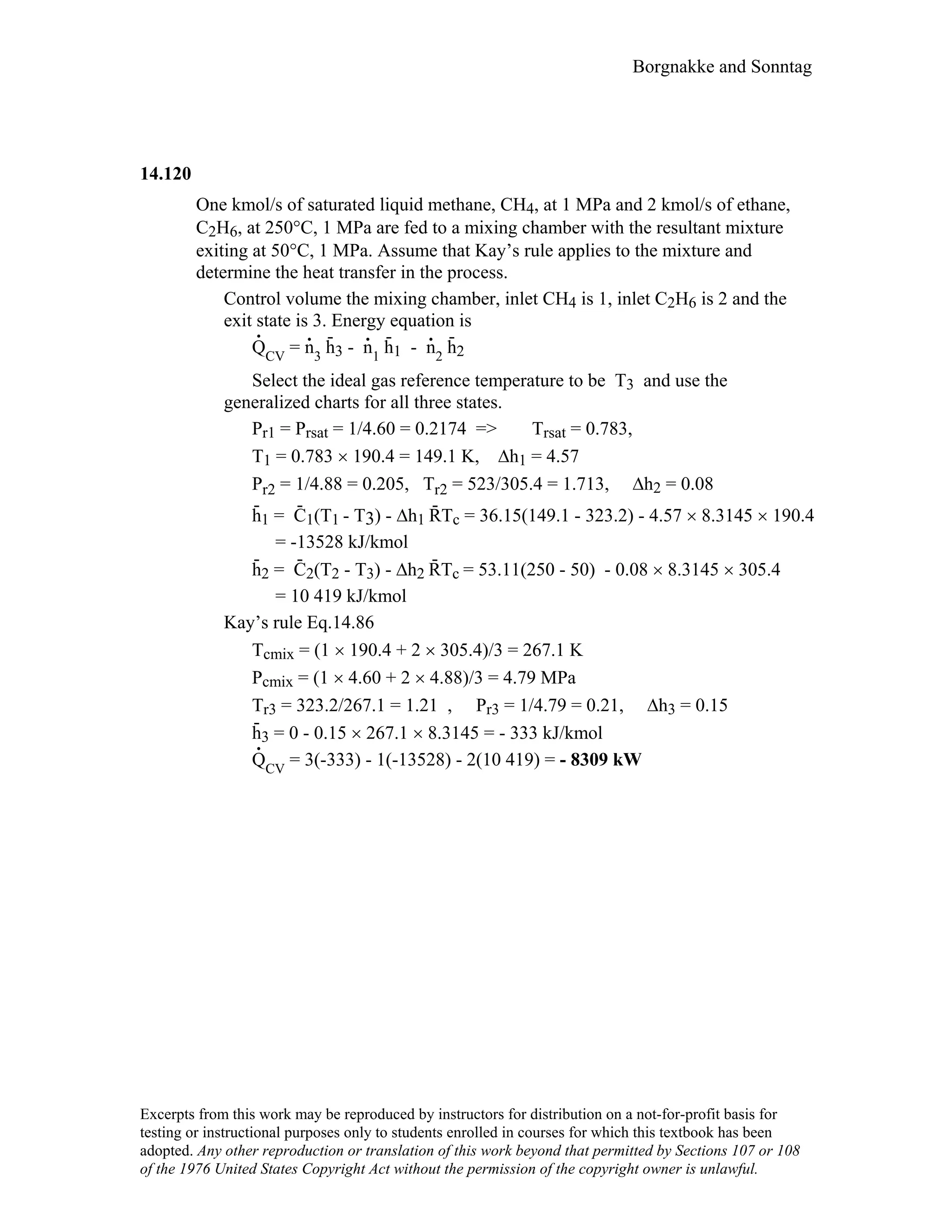 Thermodynamic solutions