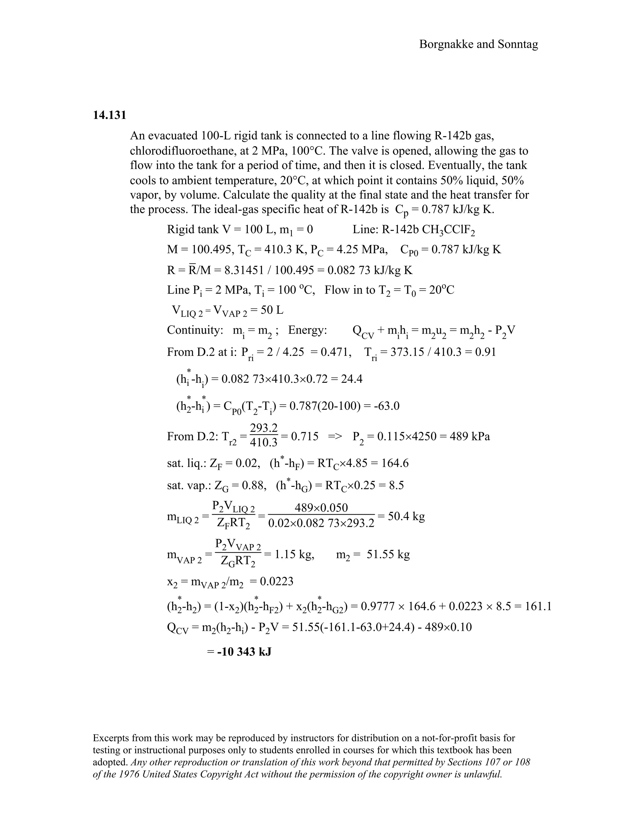 Thermodynamic solutions