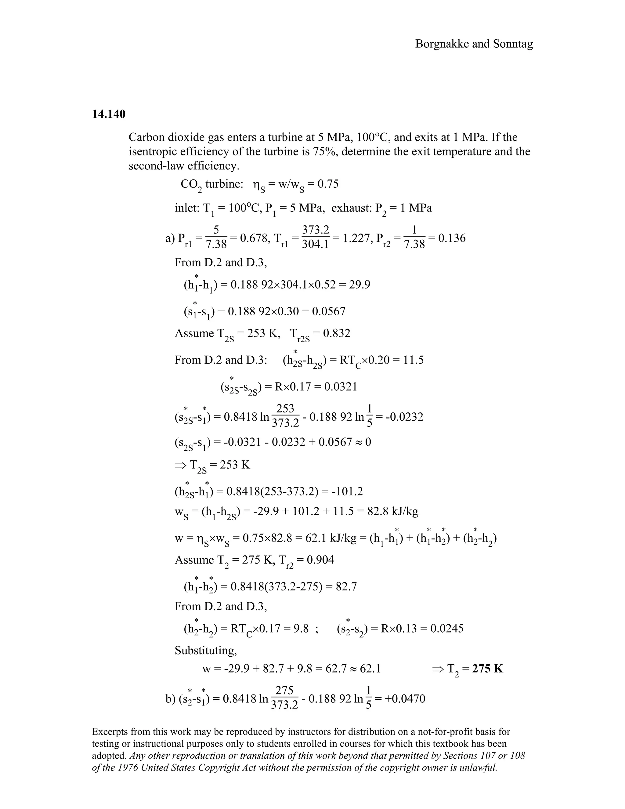 Thermodynamic solutions