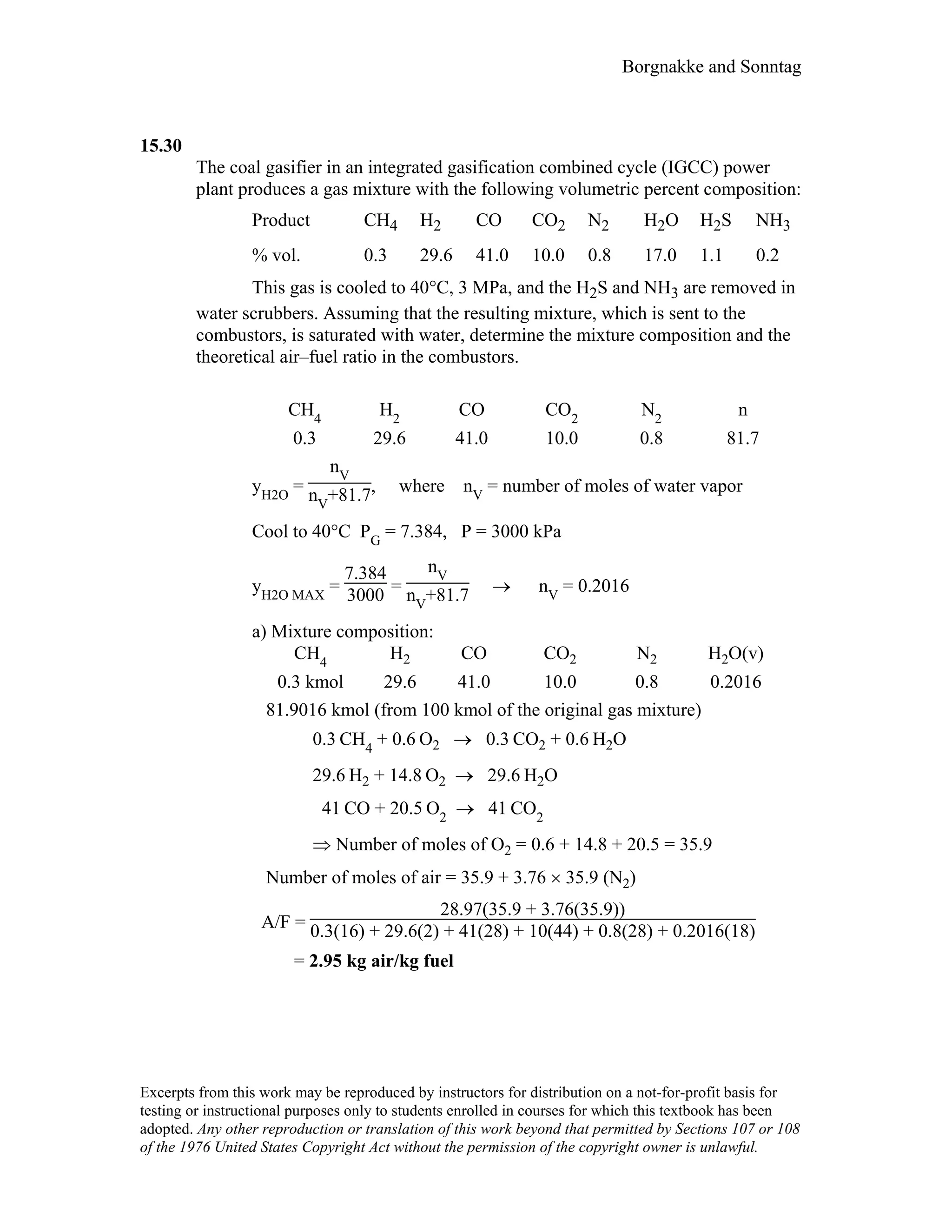 Thermodynamic solutions