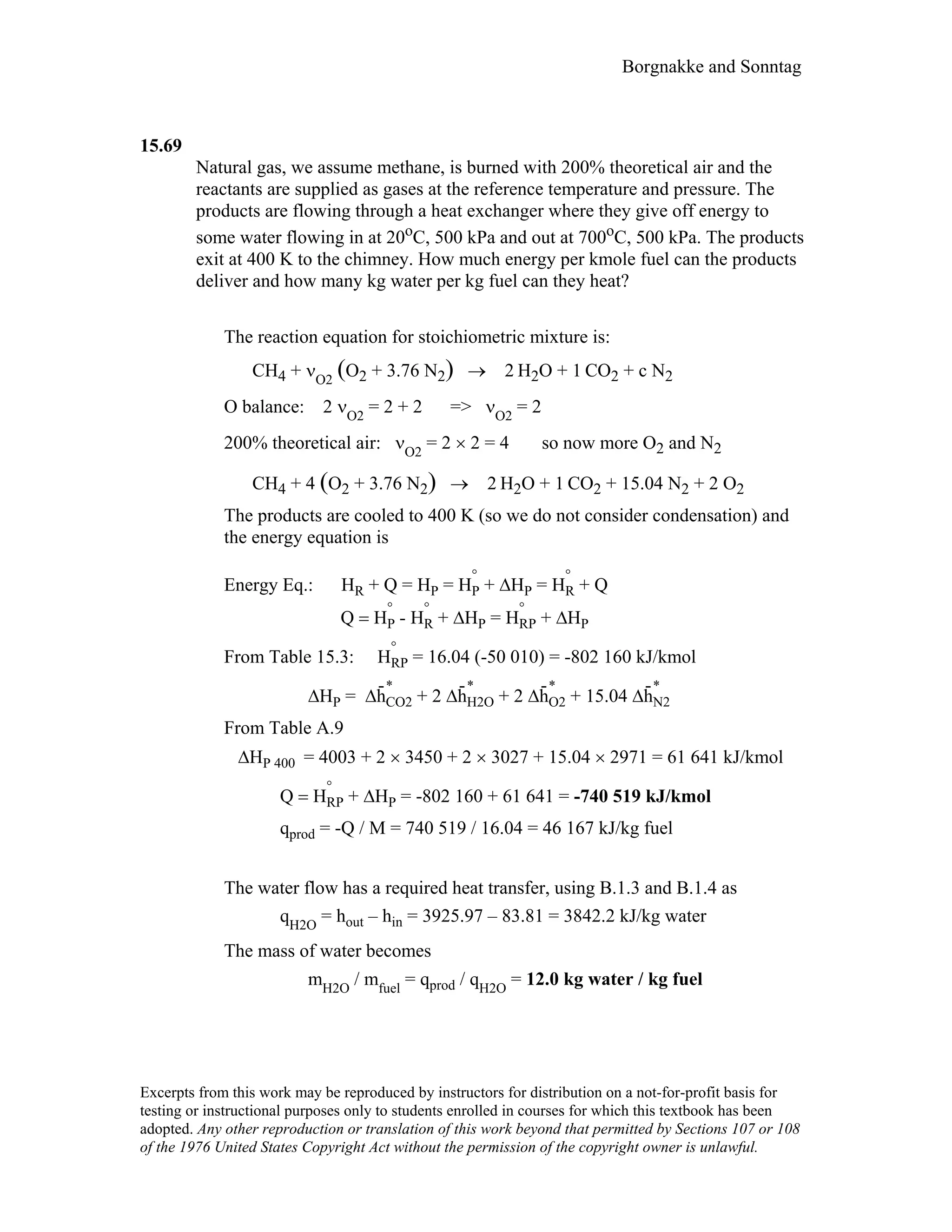 Thermodynamic solutions