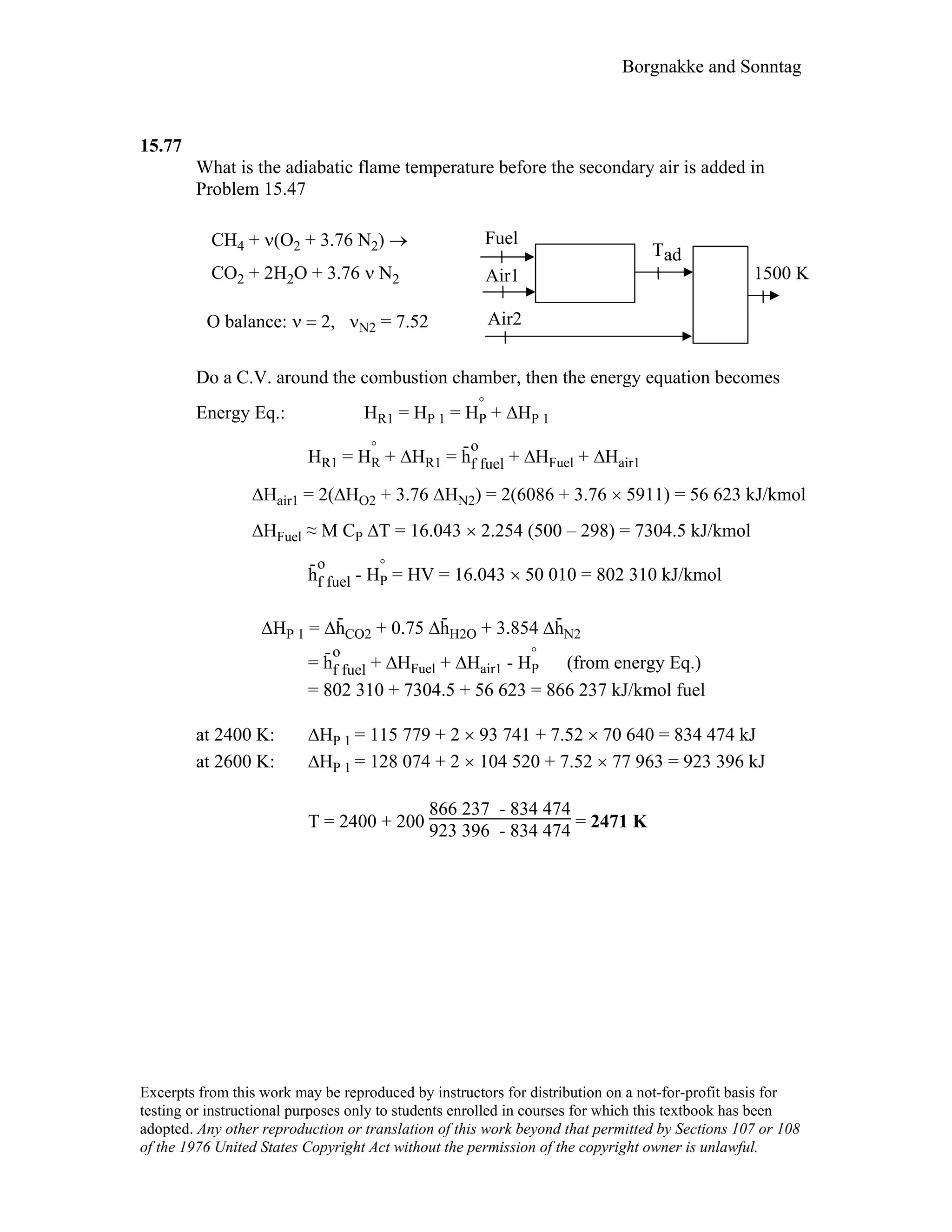Thermodynamic solutions