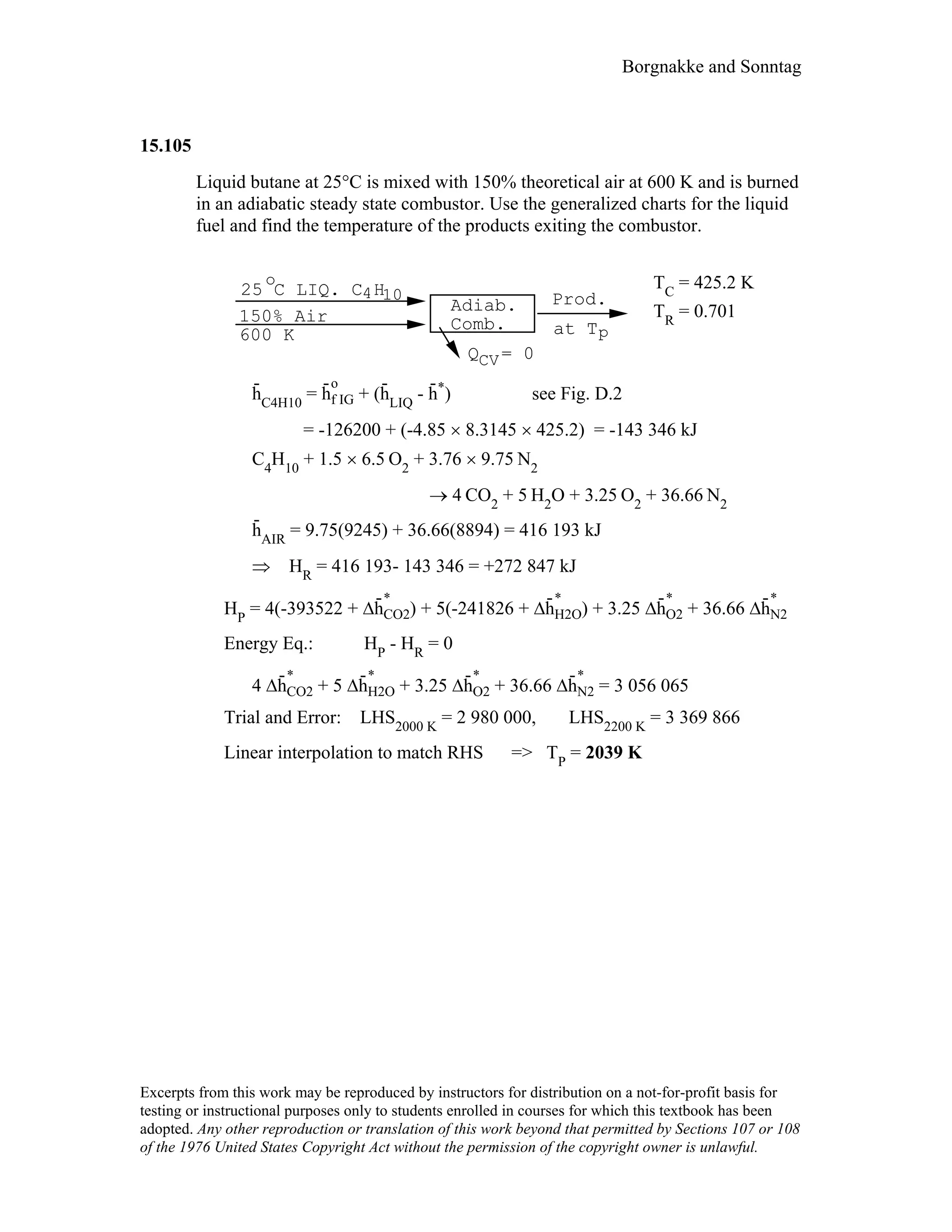 Thermodynamic solutions