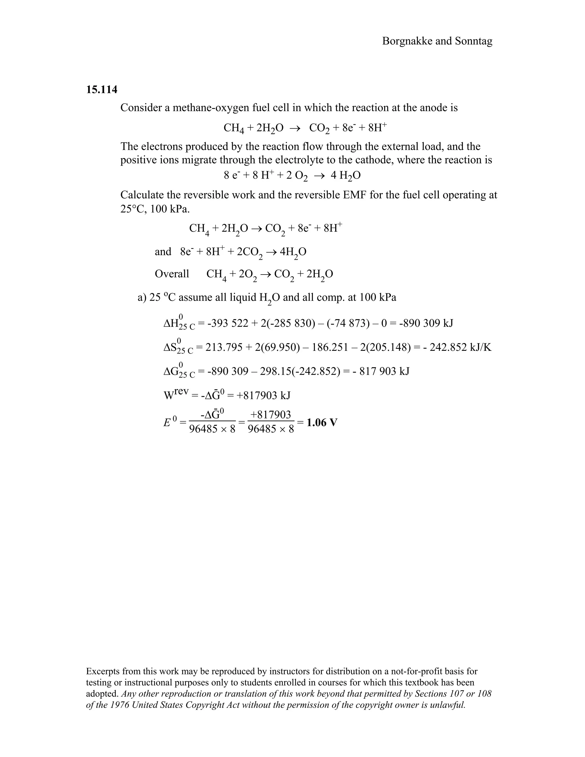 Thermodynamic solutions