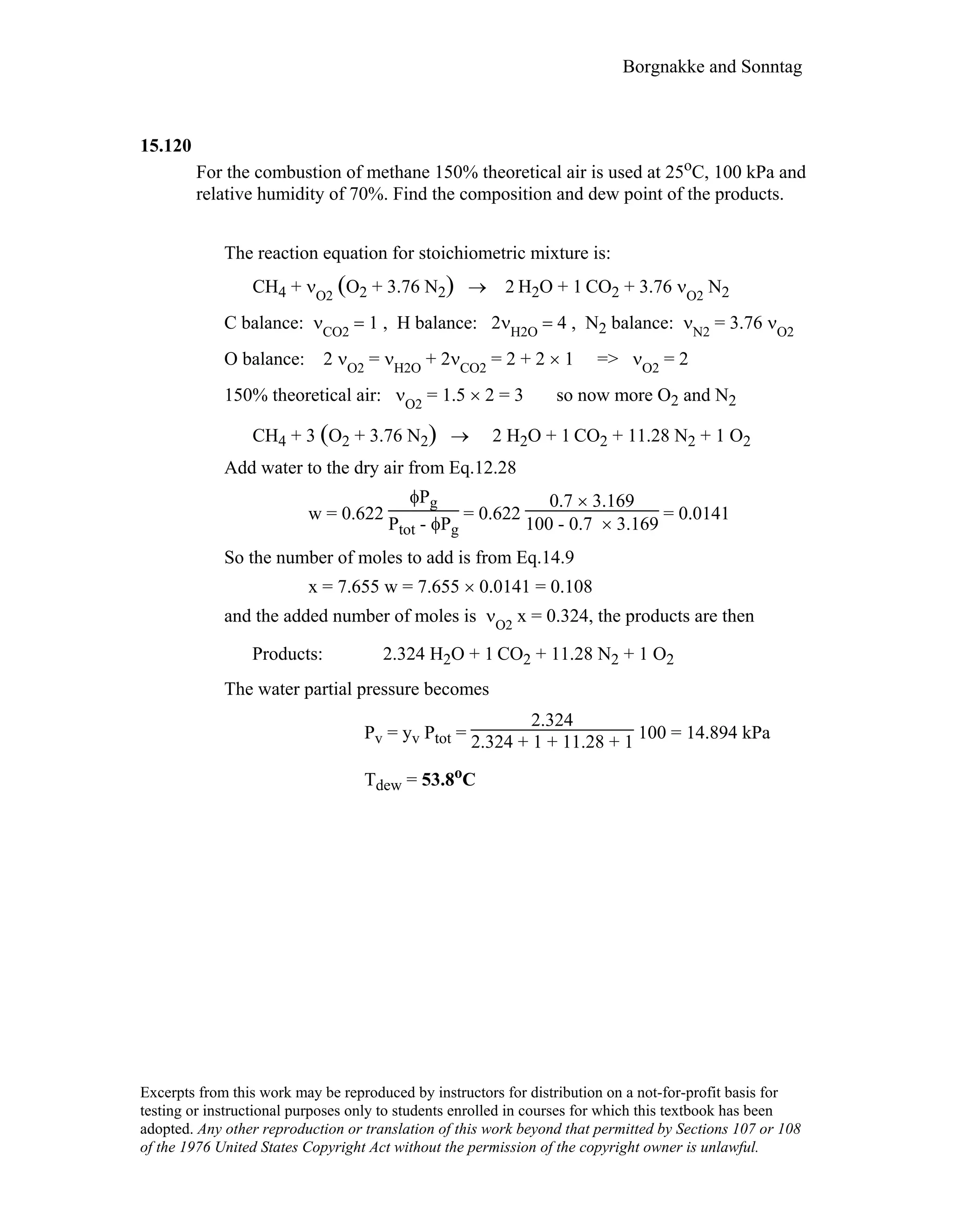Thermodynamic solutions