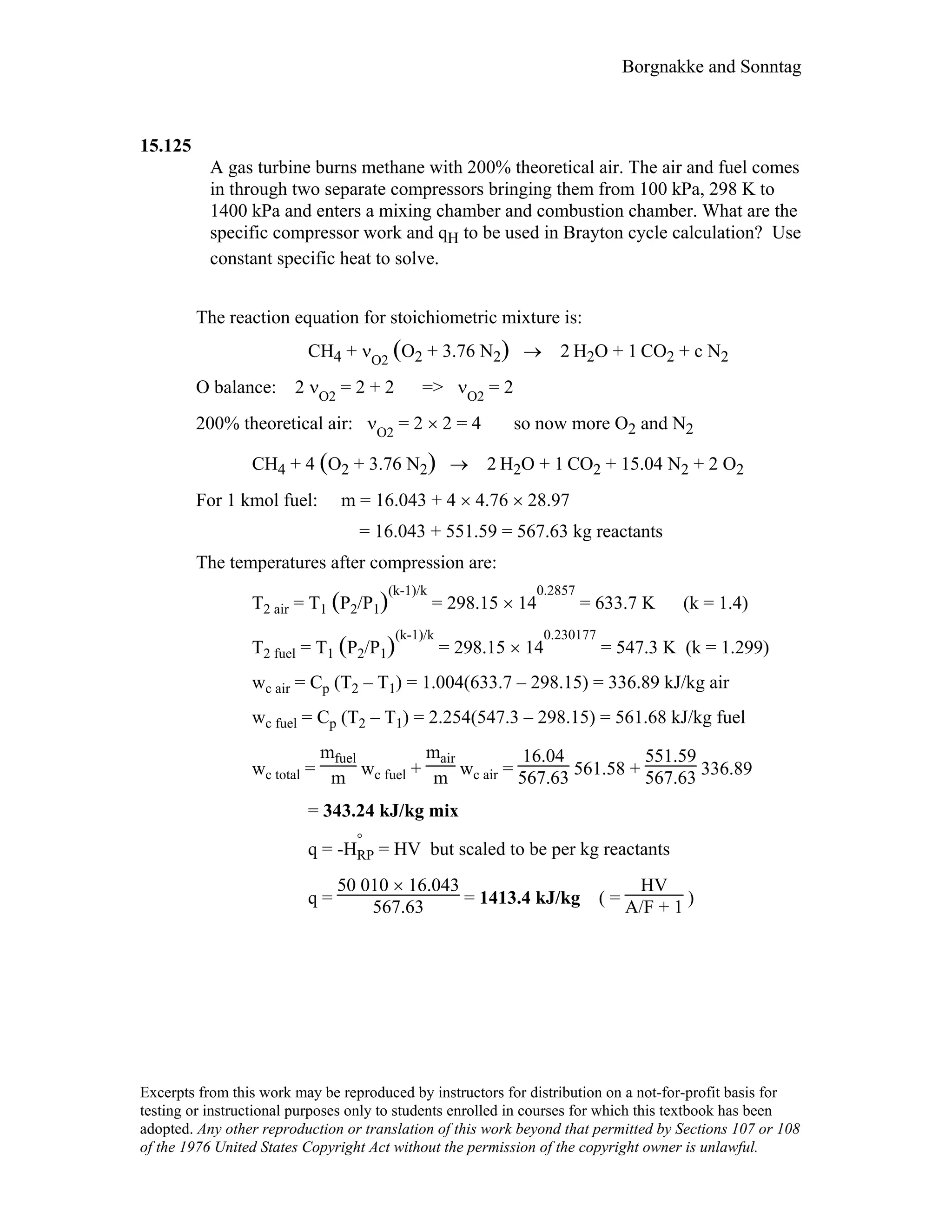 Thermodynamic solutions