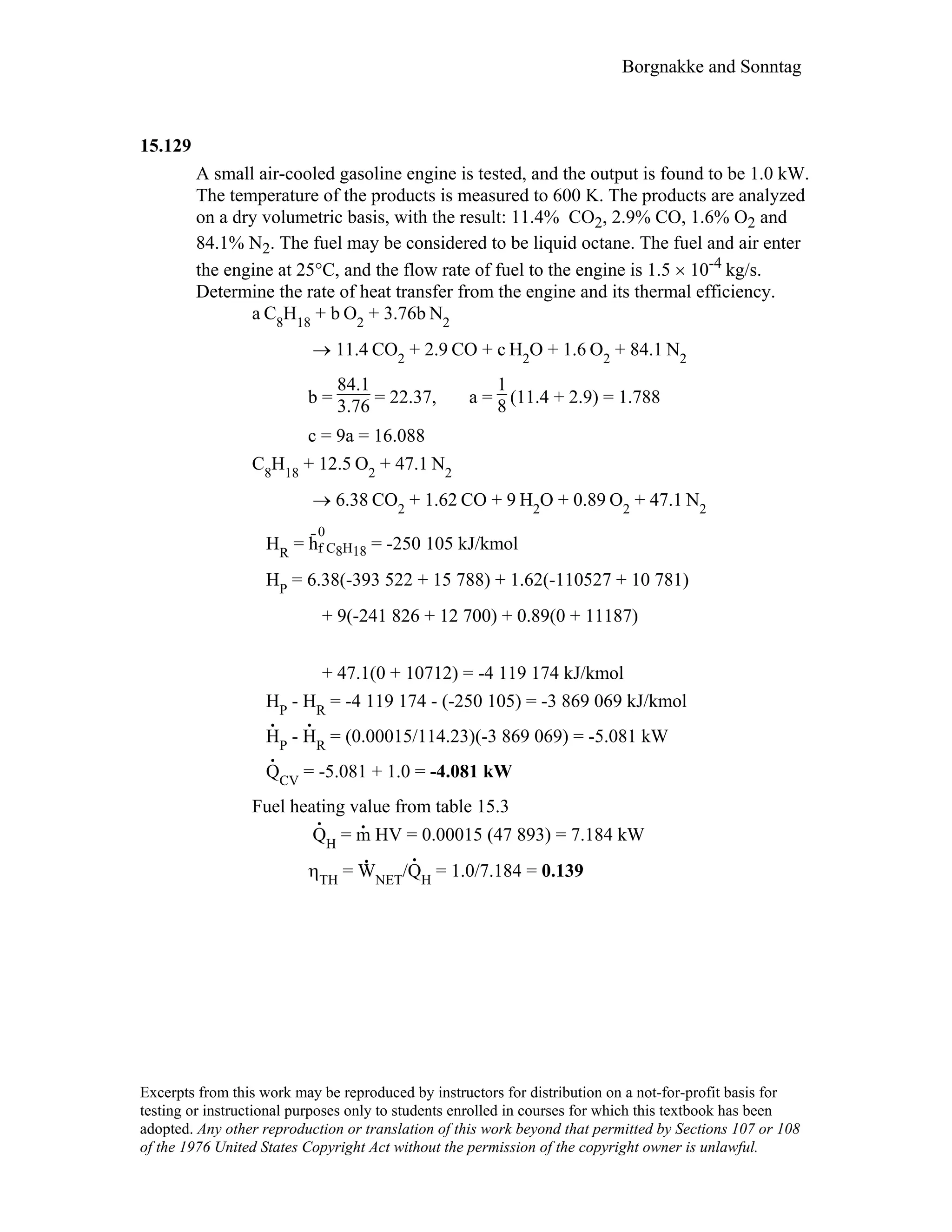 Thermodynamic solutions