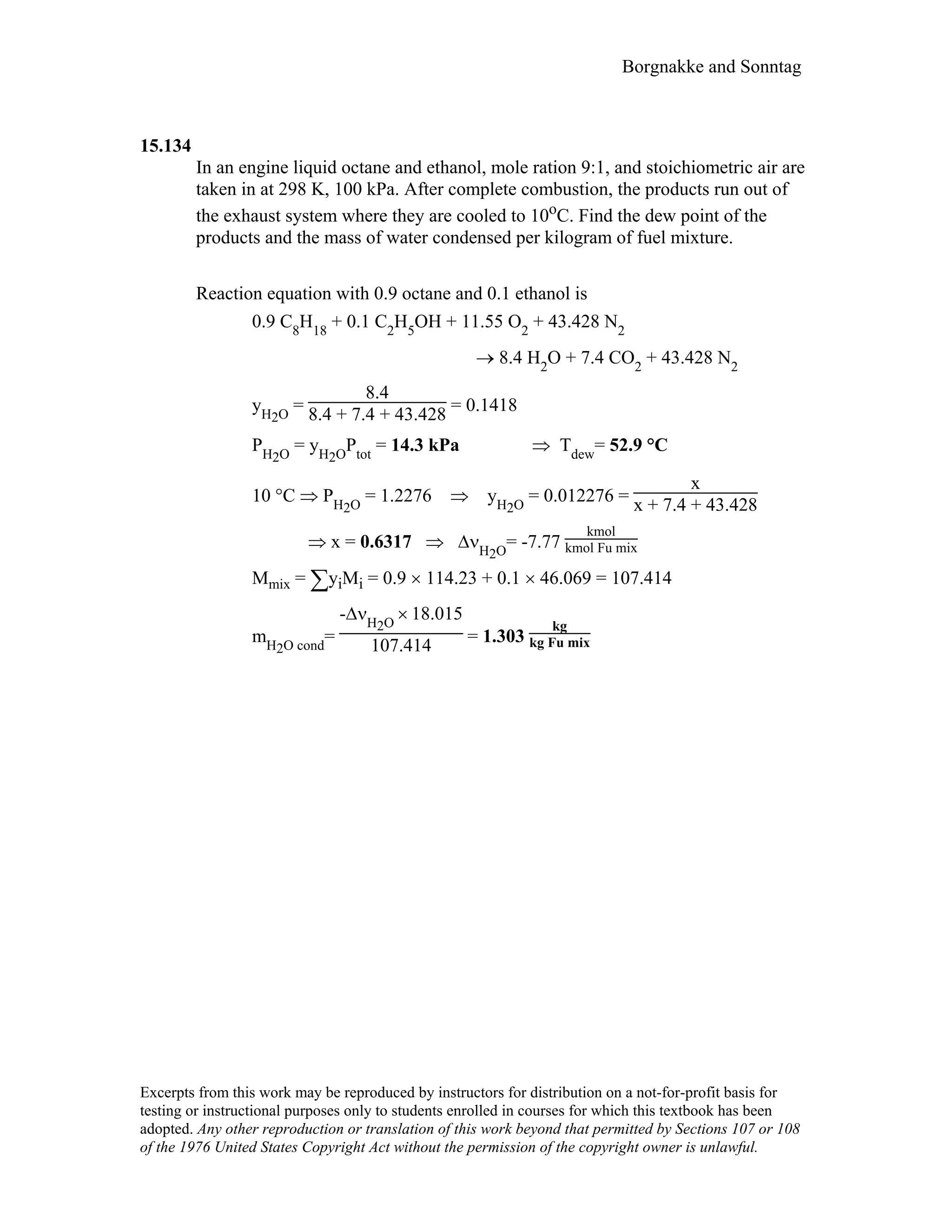 Thermodynamic solutions