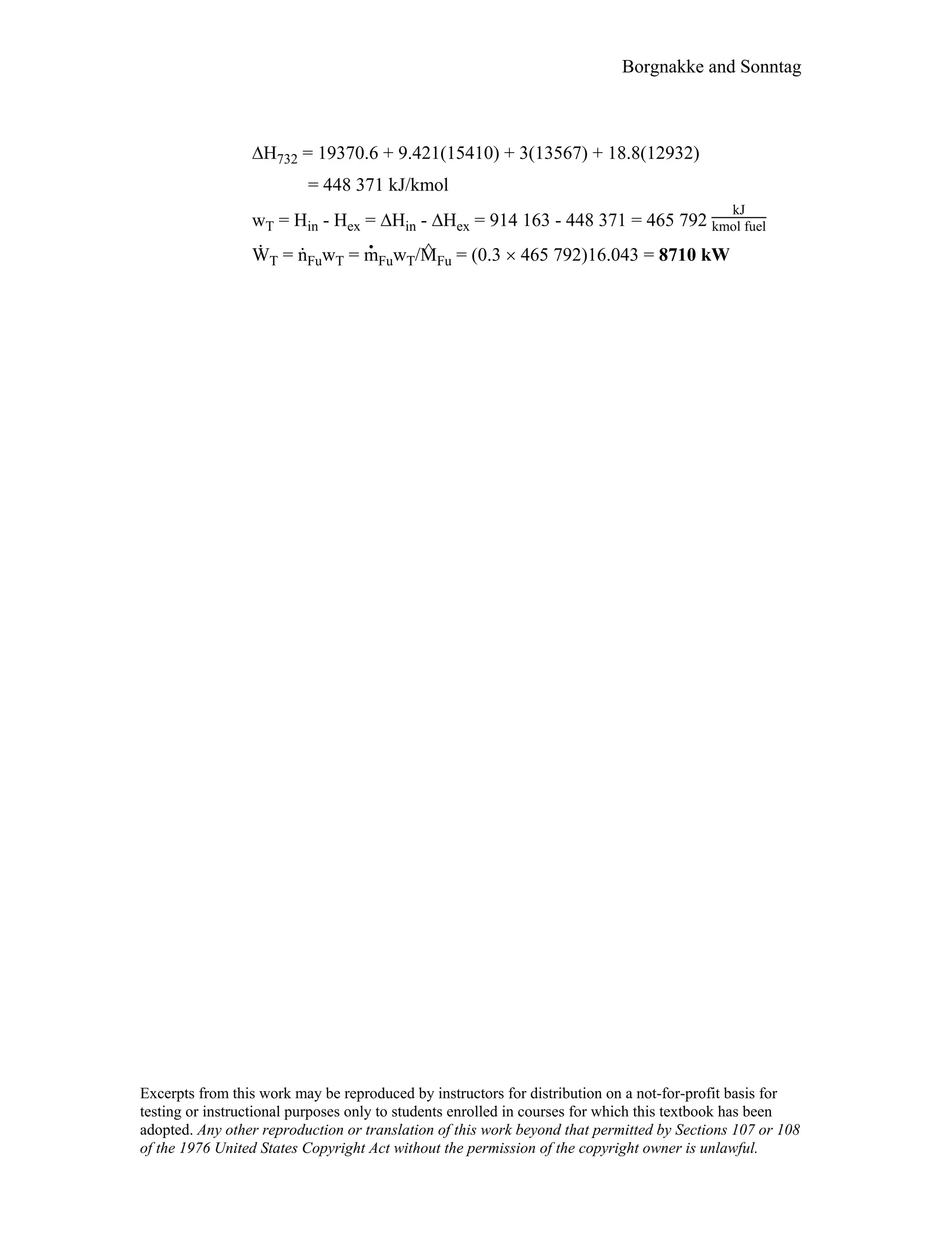 Thermodynamic solutions