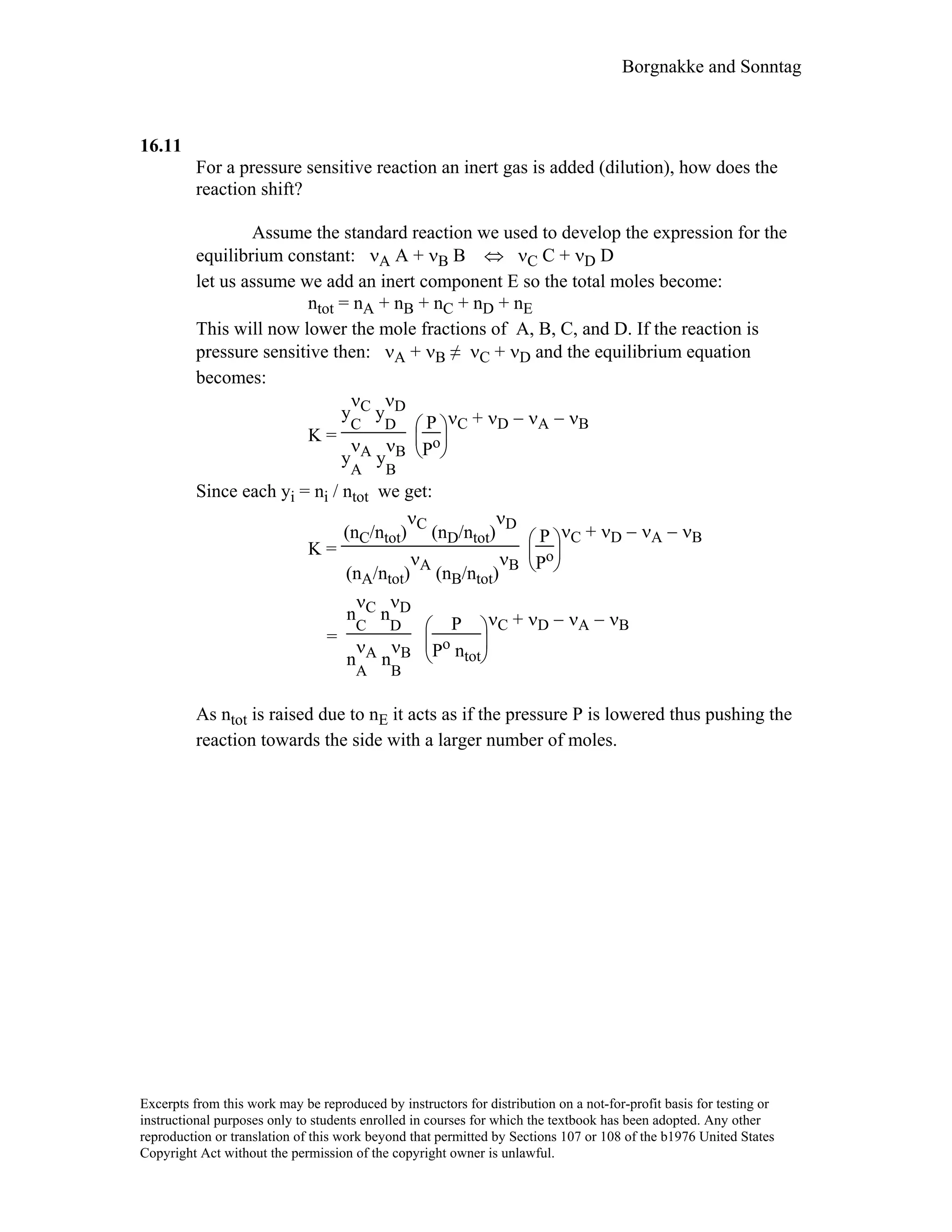 Thermodynamic solutions